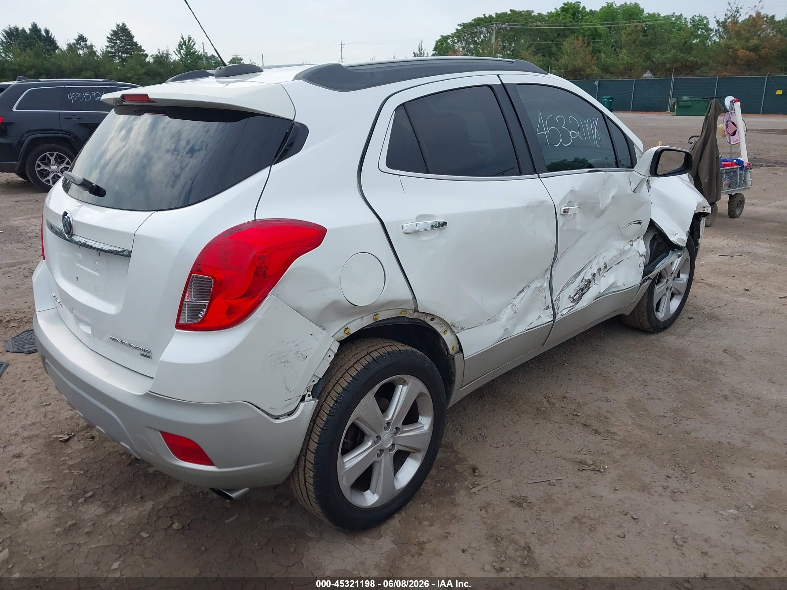 2015 Buick Encore   White vin: KL4CJESB0FB164068