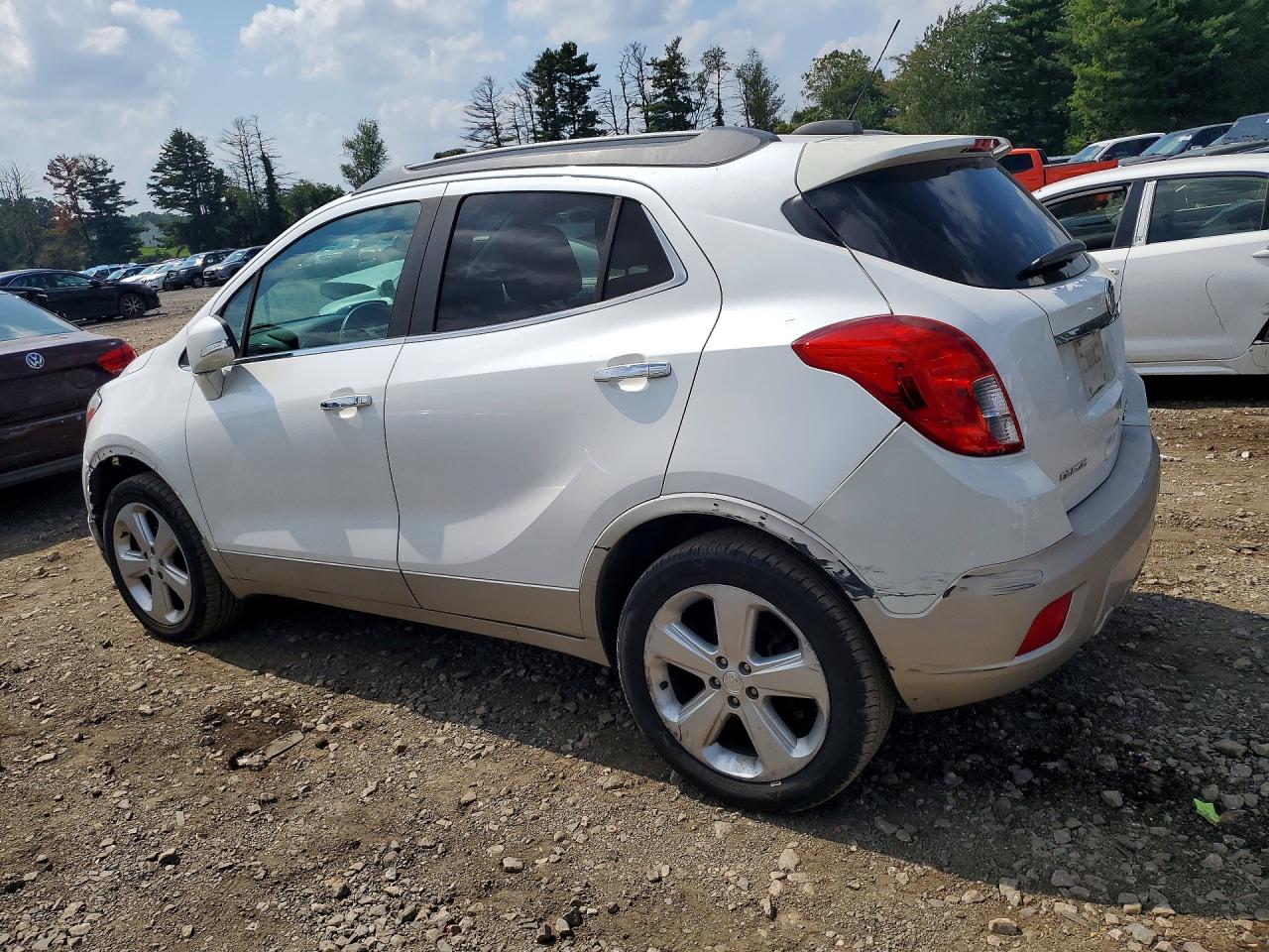 2015 Buick Encore White vin: KL4CJESB2FB117091