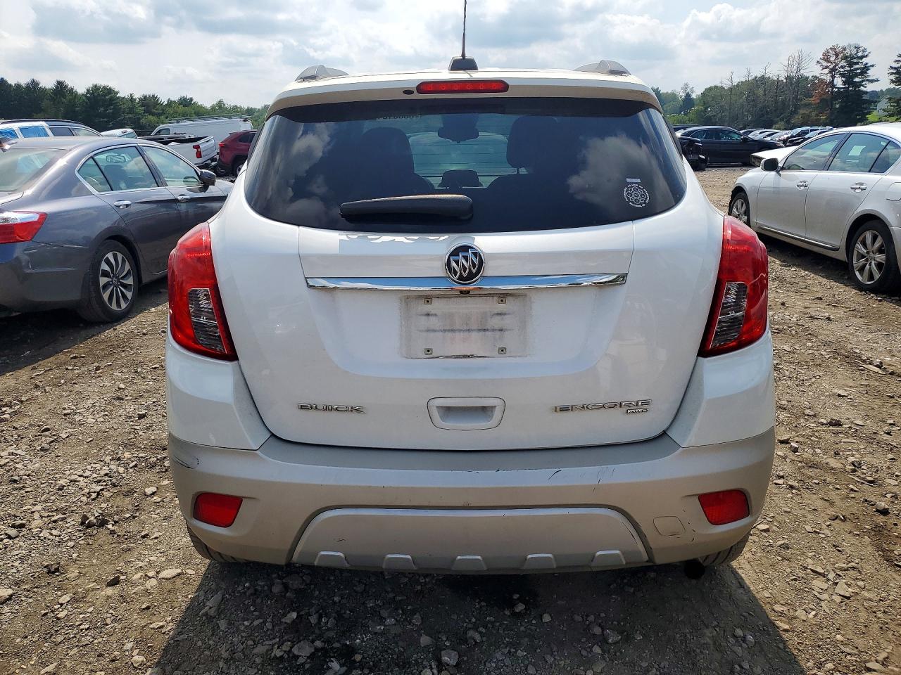 2015 Buick Encore White vin: KL4CJESB2FB117091