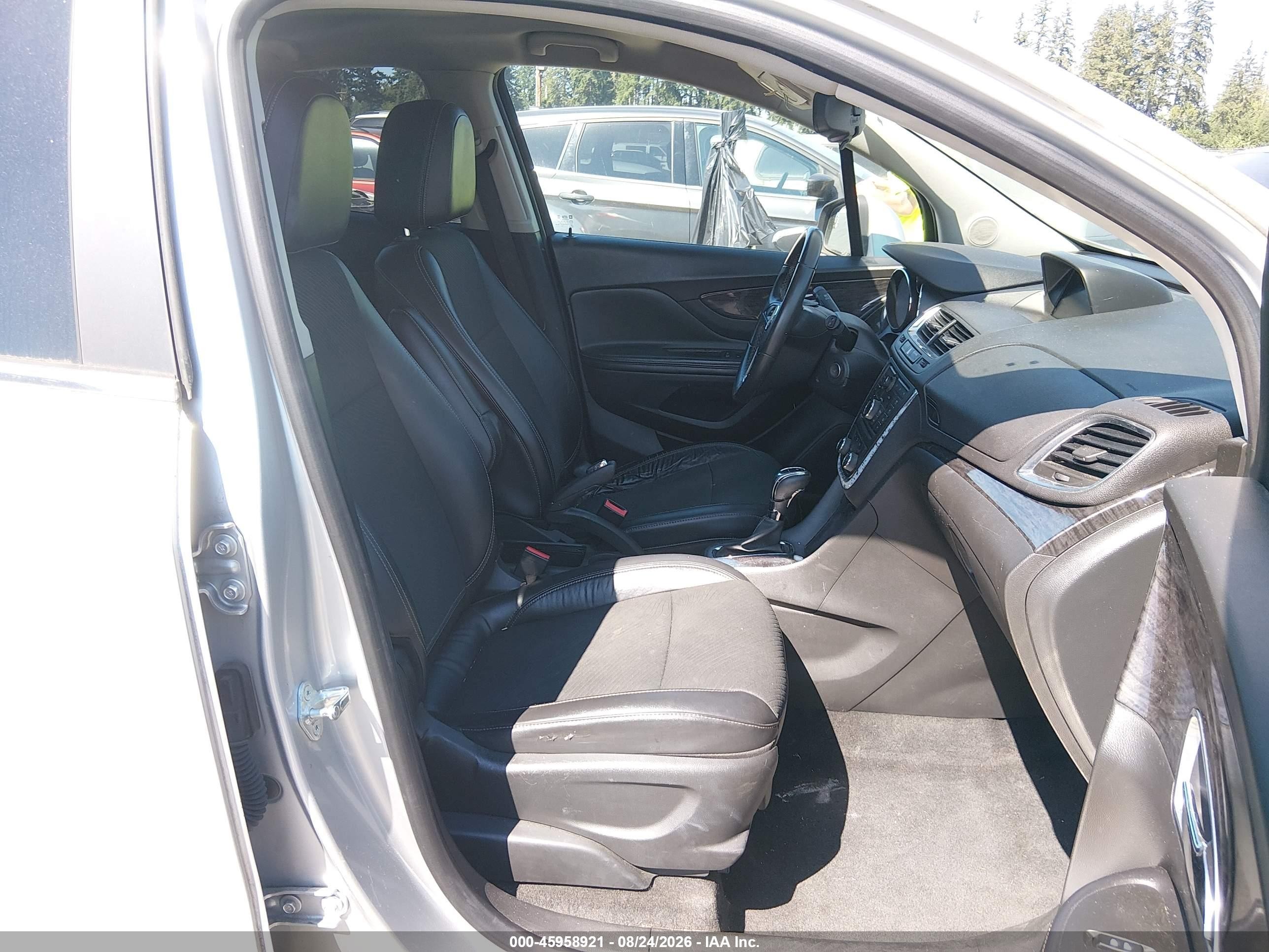 2014 Buick Encore   Silver vin: KL4CJESB3EB654390