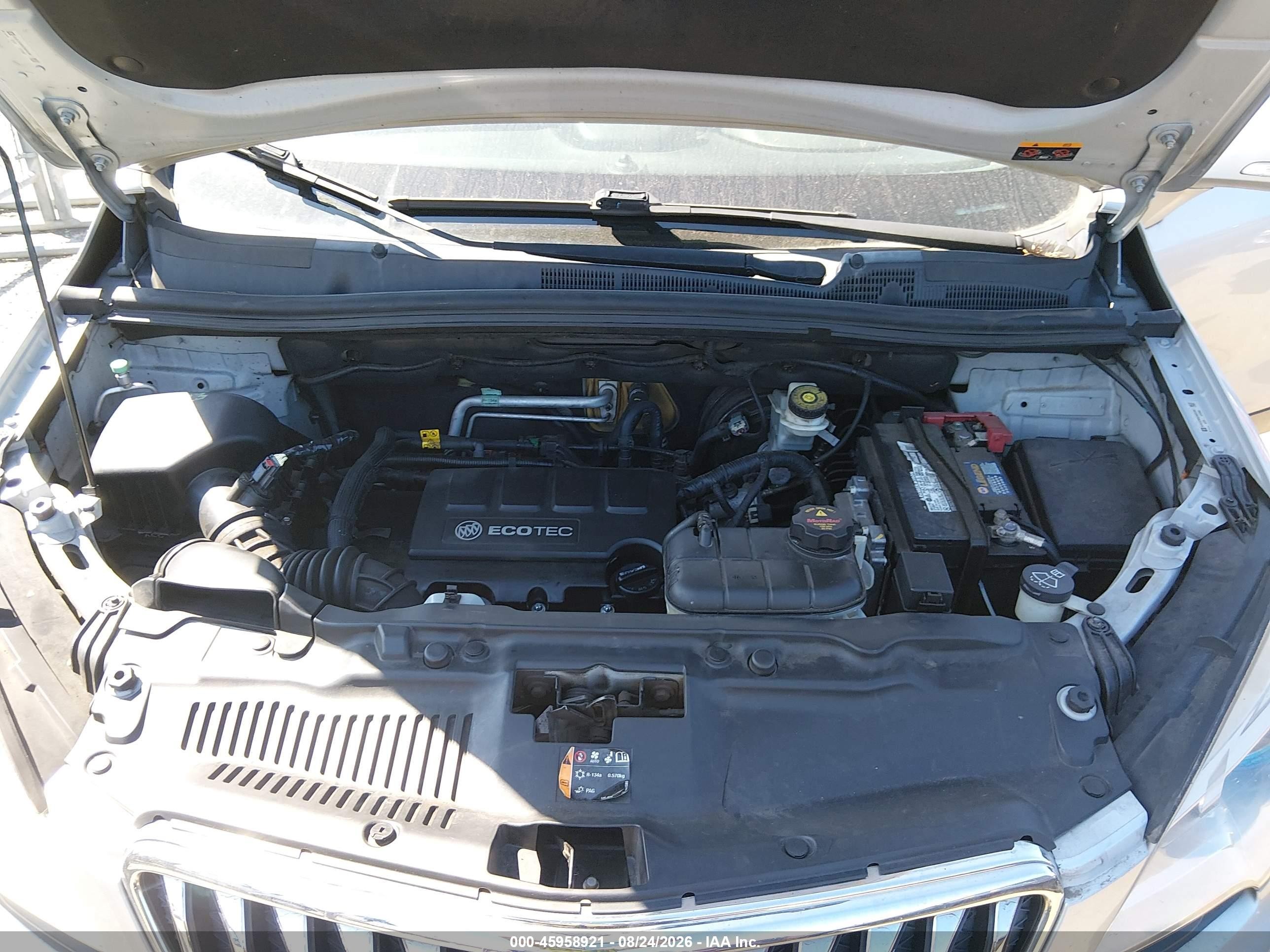 2014 Buick Encore   Silver vin: KL4CJESB3EB654390