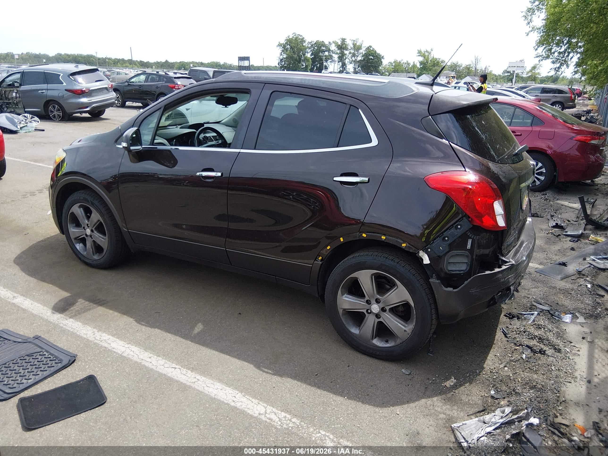 2014 Buick Encore   Burgundy vin: KL4CJESB3EB737513