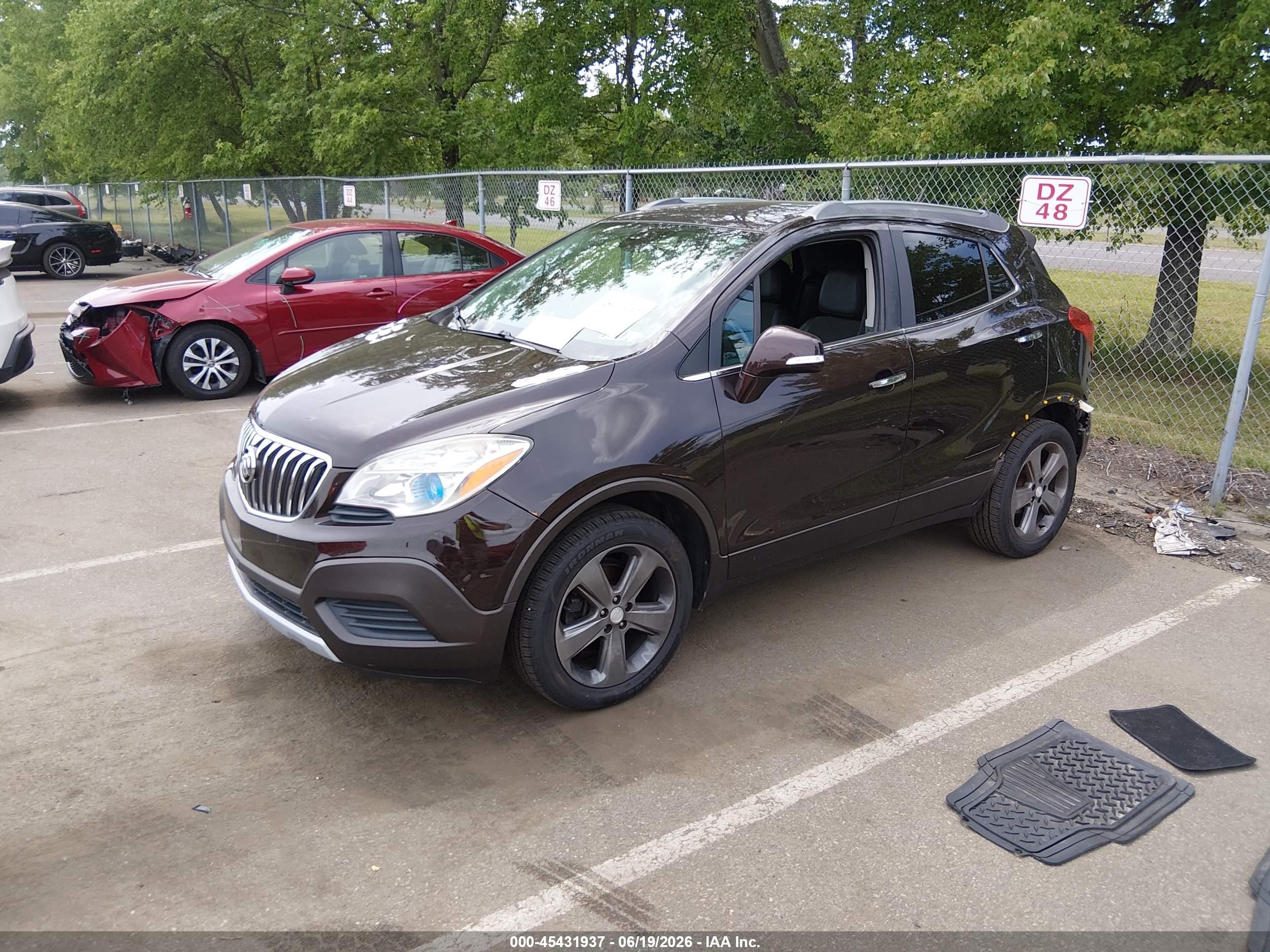 2014 Buick Encore   Burgundy vin: KL4CJESB3EB737513