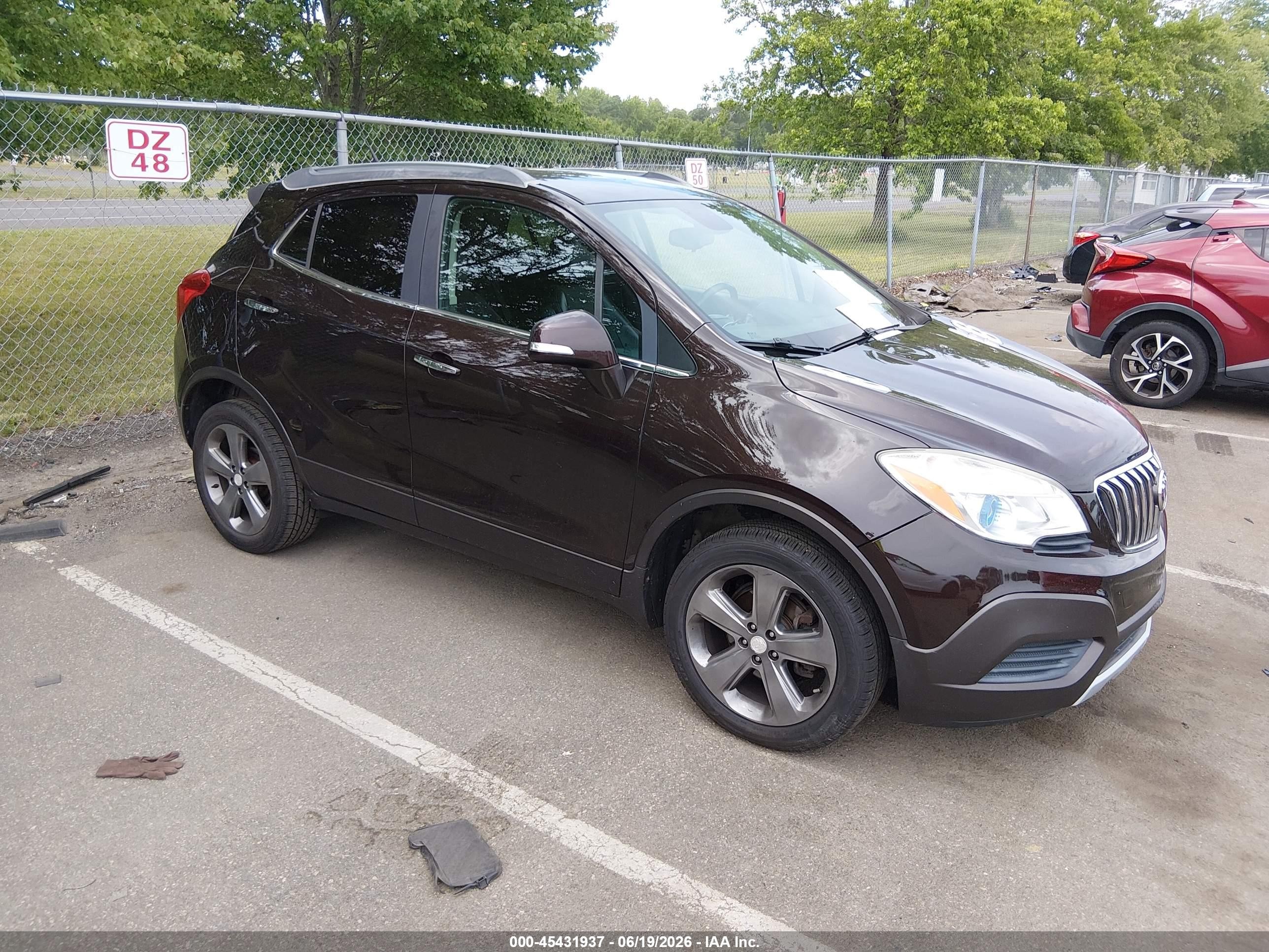 2014 Buick Encore   Burgundy vin: KL4CJESB3EB737513