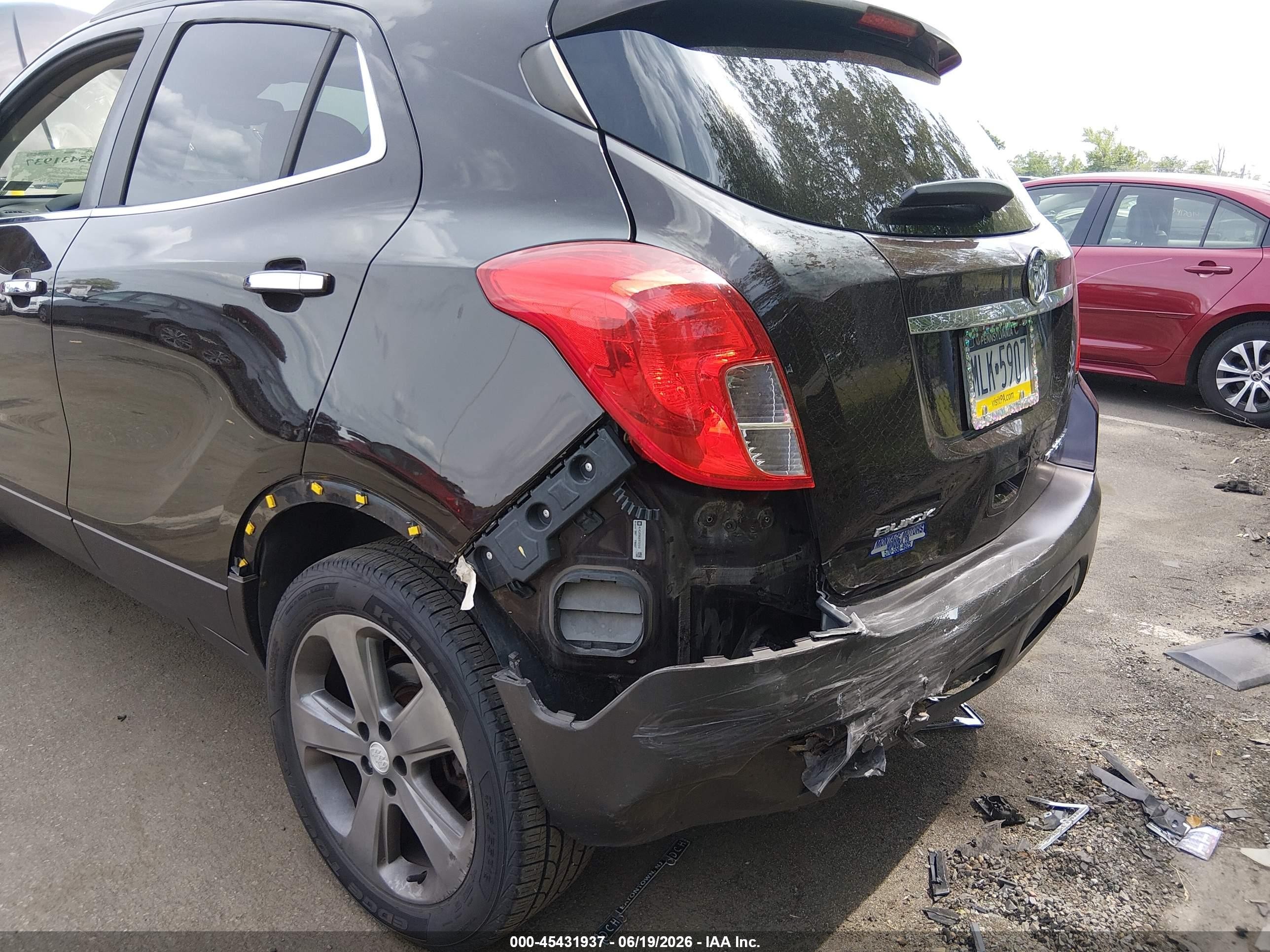 2014 Buick Encore   Burgundy vin: KL4CJESB3EB737513