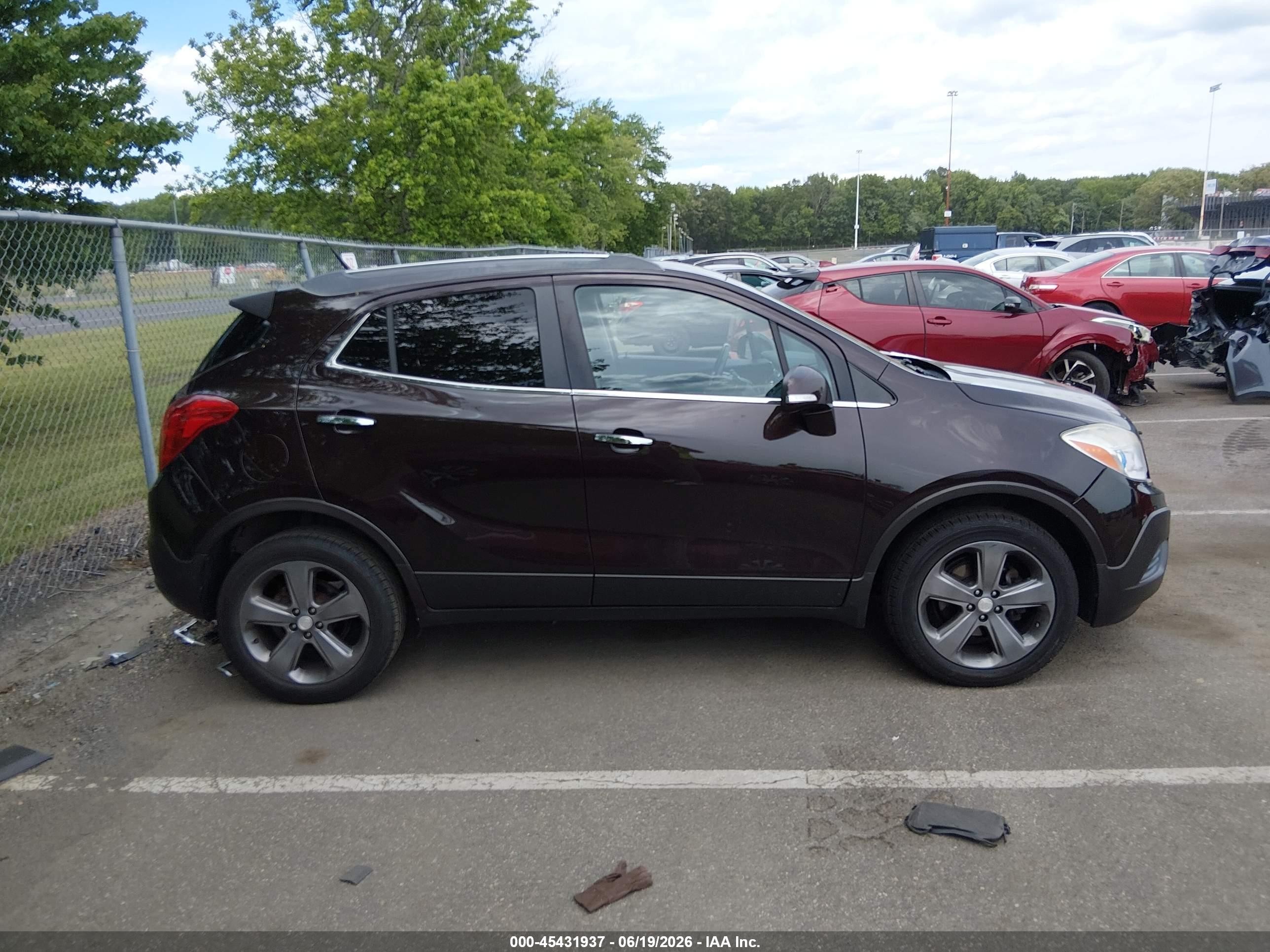 2014 Buick Encore   Burgundy vin: KL4CJESB3EB737513