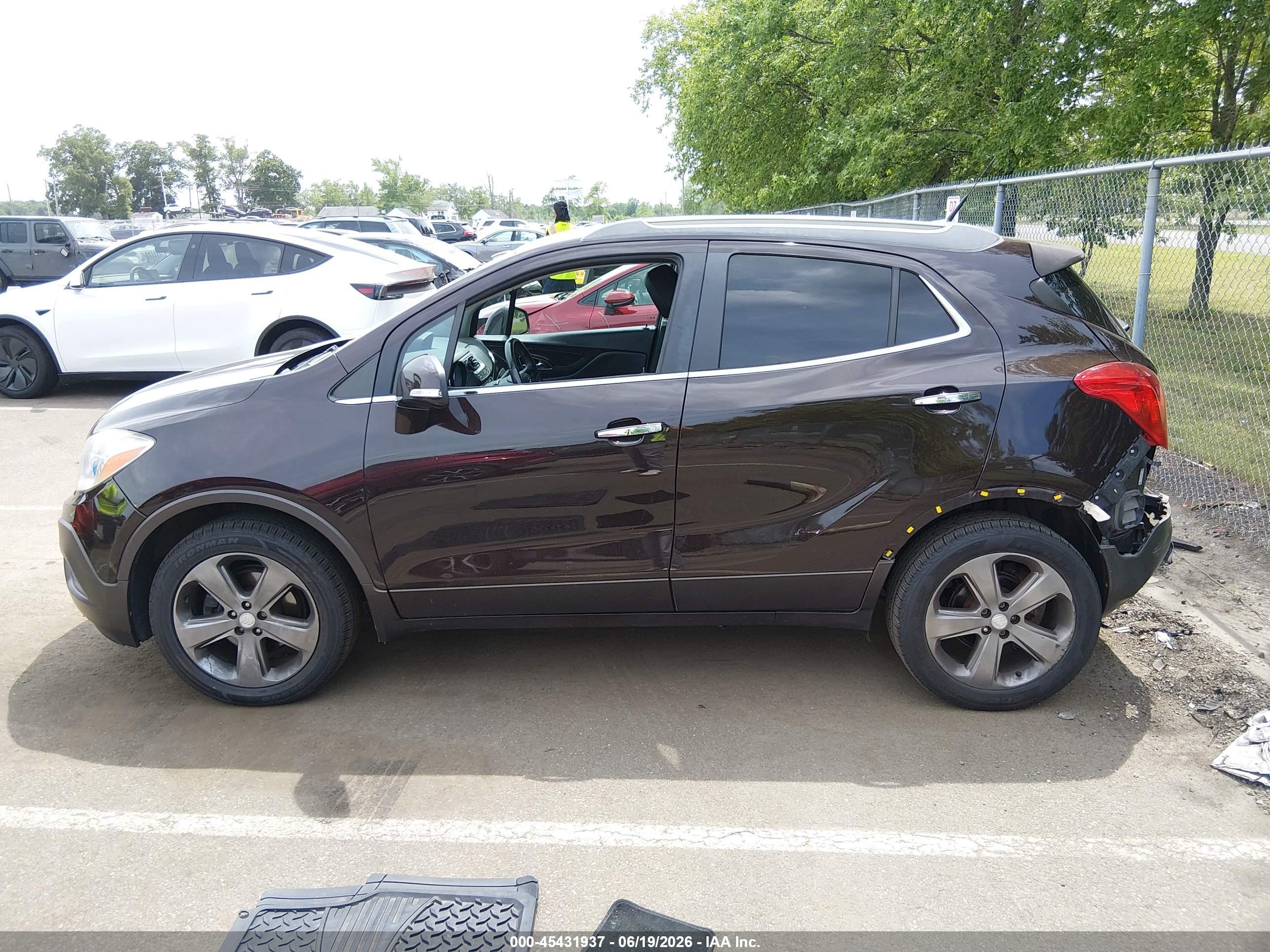 2014 Buick Encore   Burgundy vin: KL4CJESB3EB737513