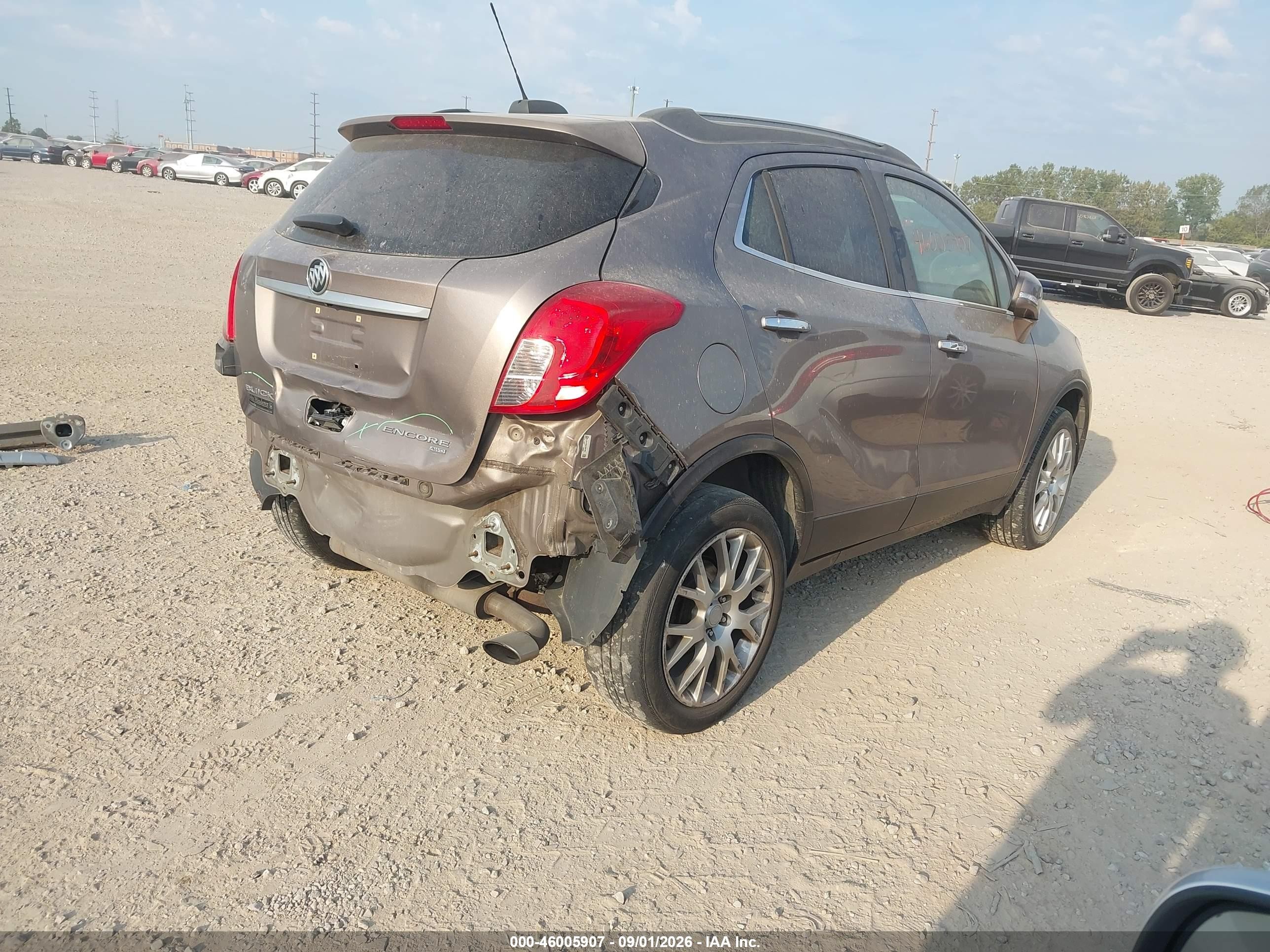 2015 Buick Encore Beige vin: KL4CJESB3FB067964