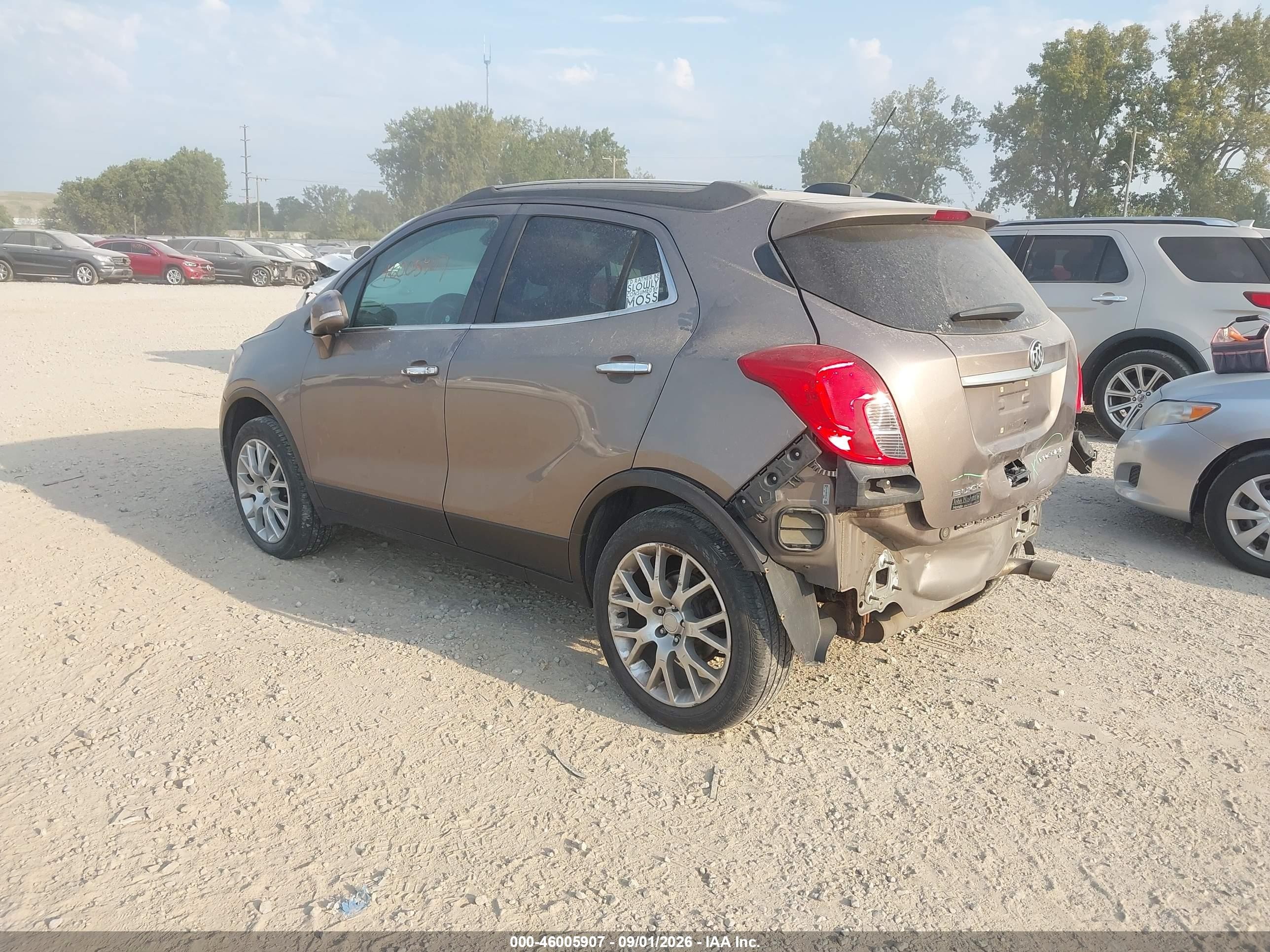 2015 Buick Encore Beige vin: KL4CJESB3FB067964