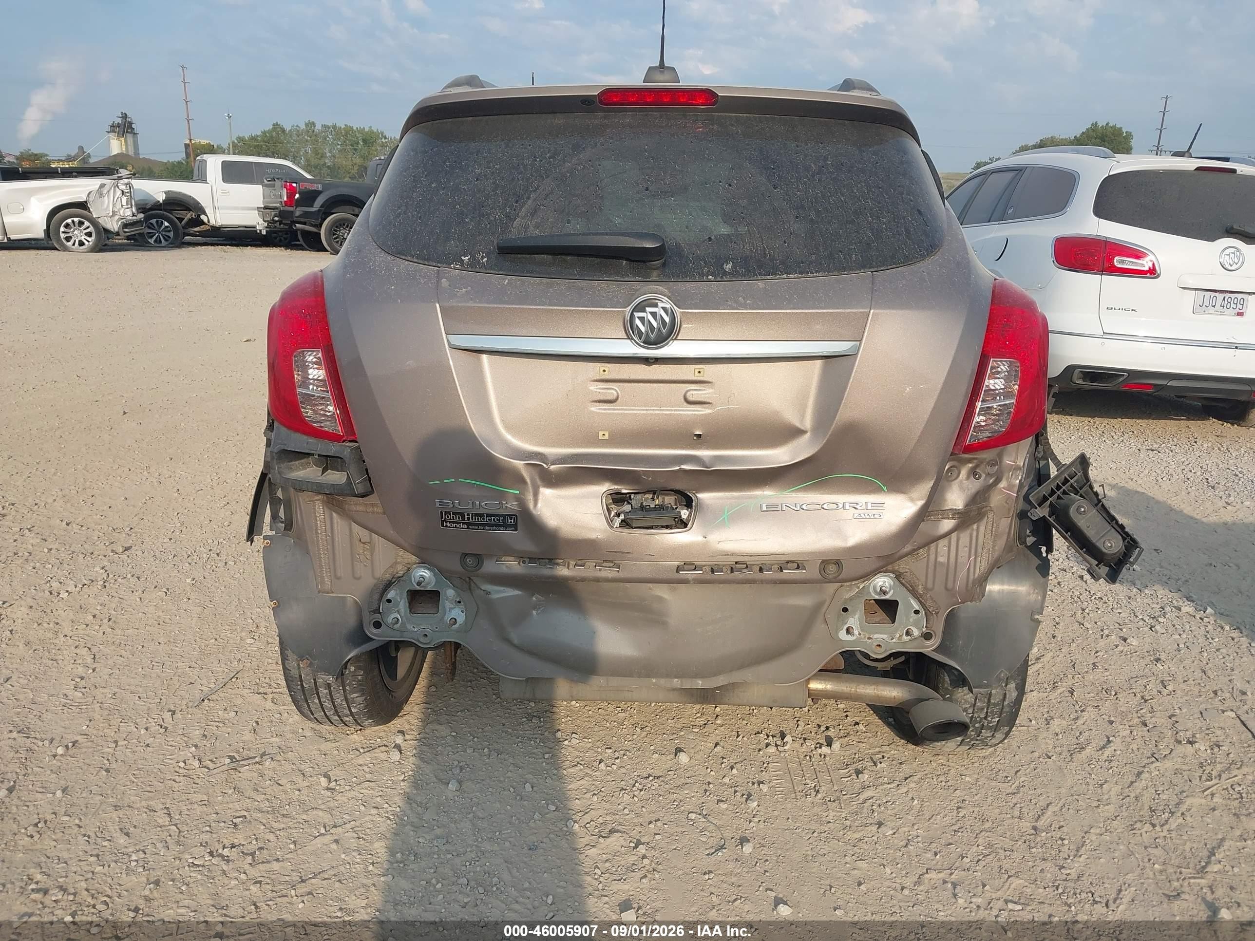 2015 Buick Encore Beige vin: KL4CJESB3FB067964