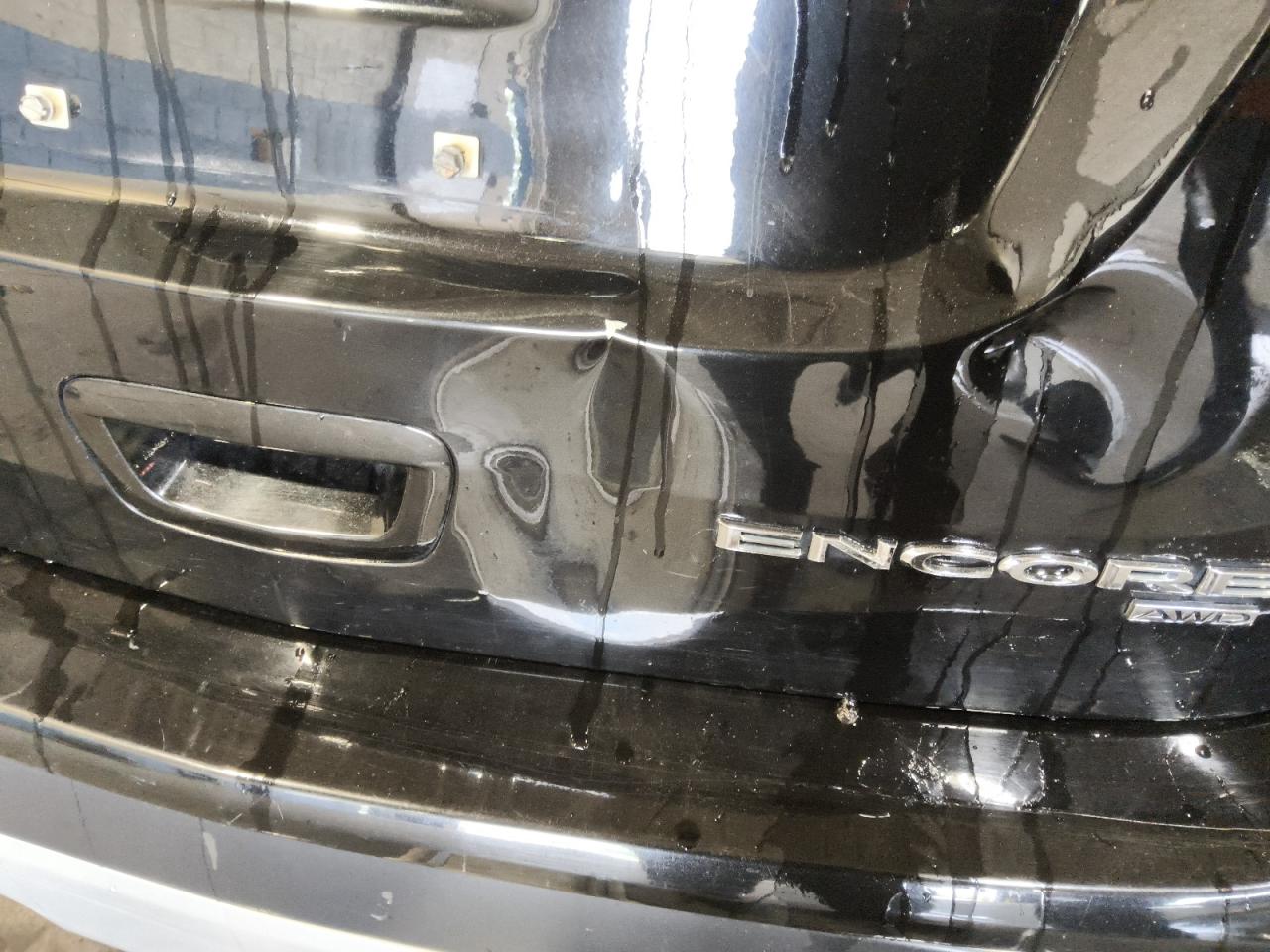 2017 Buick Encore Preferred Black vin: KL4CJESB3HB078675 Damage: Lift Gate, Dent(S) W/ Paint Dmg, 5 To 6 Inches