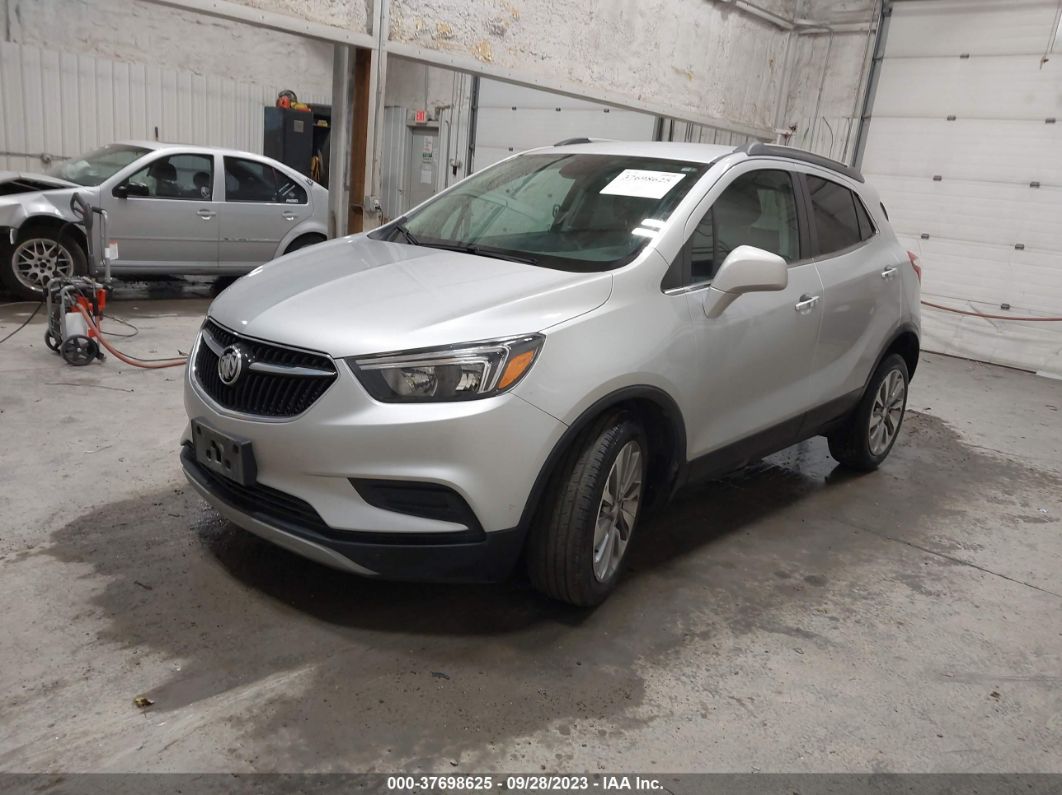 2020 Buick Encore Preferred Silver vin: KL4CJESB3LB014385