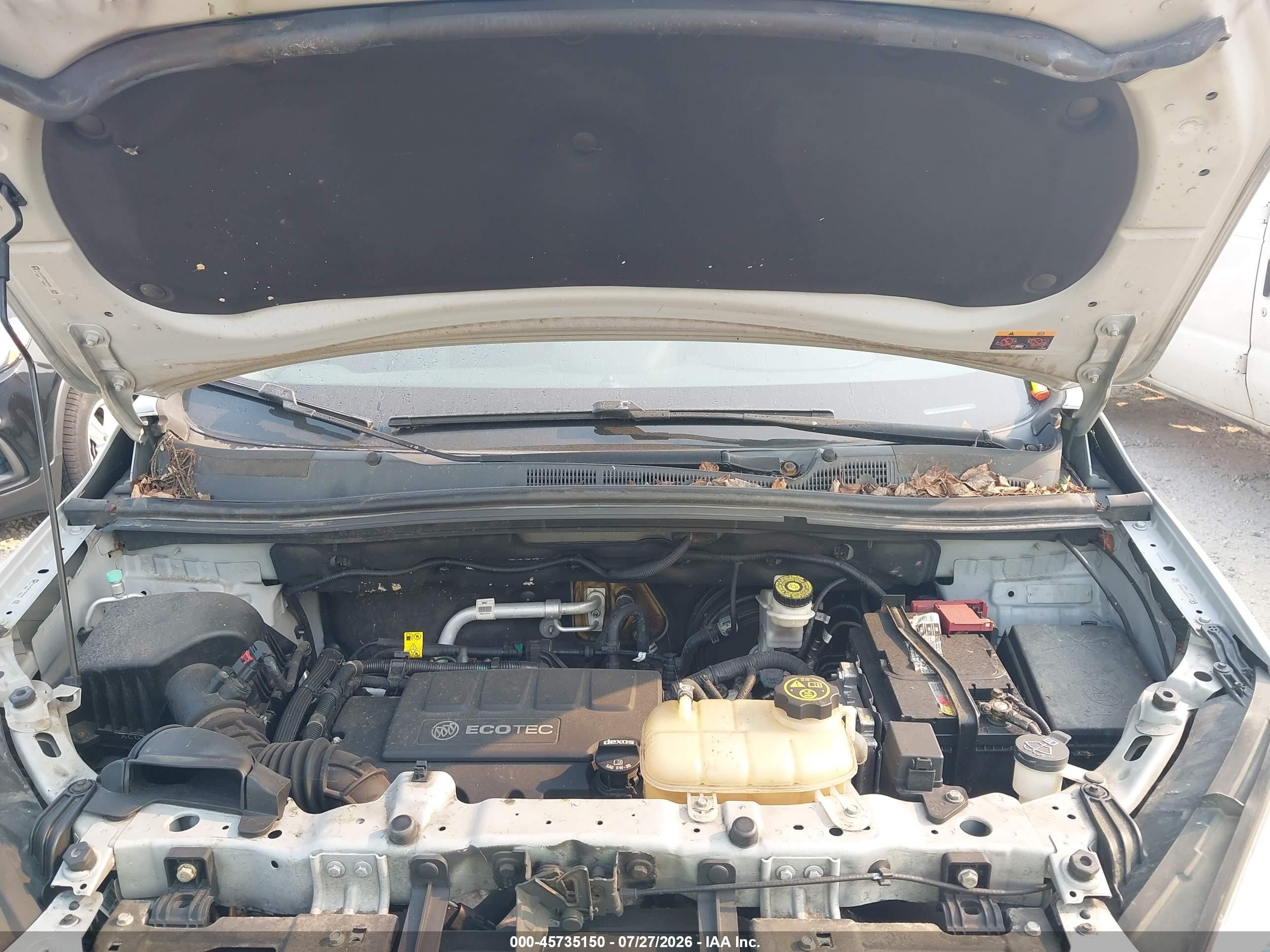 2015 Buick Encore   Silver vin: KL4CJESB5FB033590