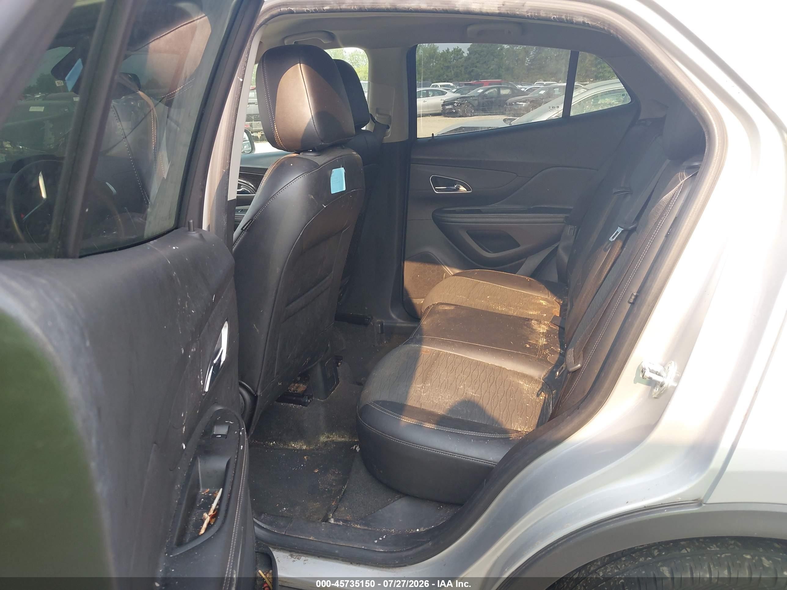 2015 Buick Encore   Silver vin: KL4CJESB5FB033590