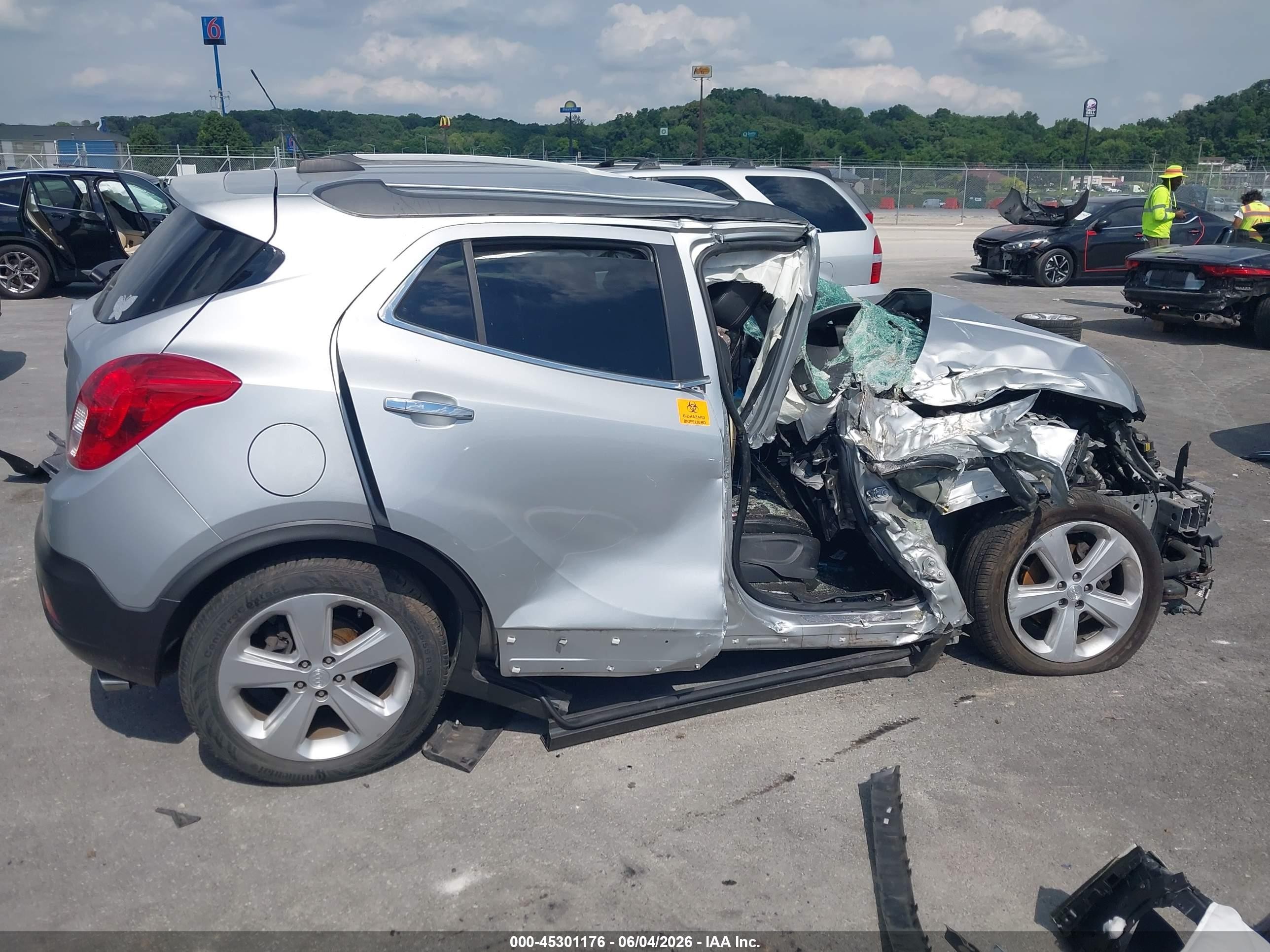 2015 Buick Encore   Серебряный vin: KL4CJESB5FB271925