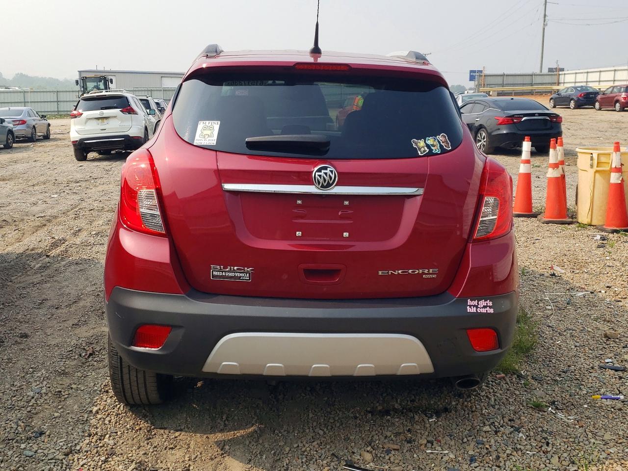 2013 Buick Encore Red vin: KL4CJESB6DB048628
