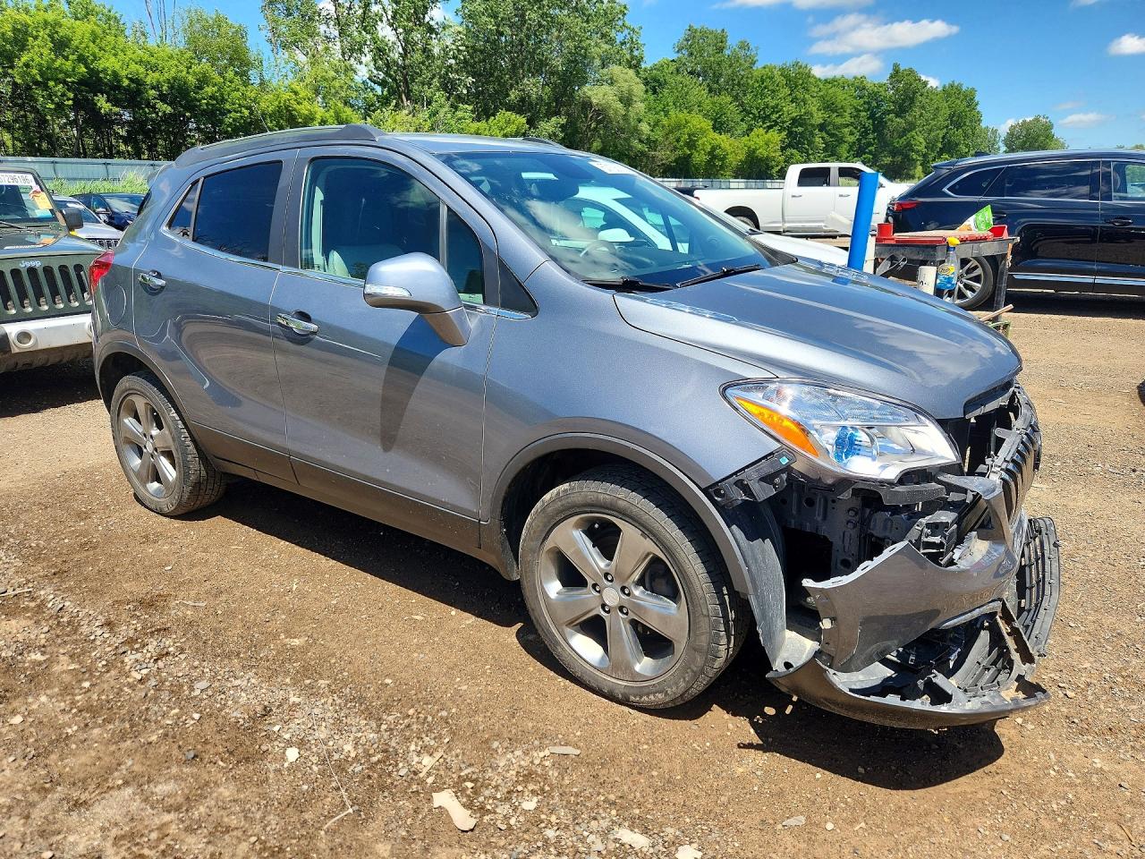 2014 Buick Encore Gray vin: KL4CJESB6EB627880