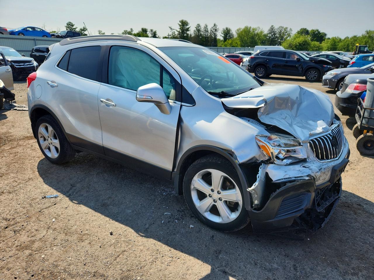 2015 Buick Encore Silver vin: KL4CJESB6FB133567