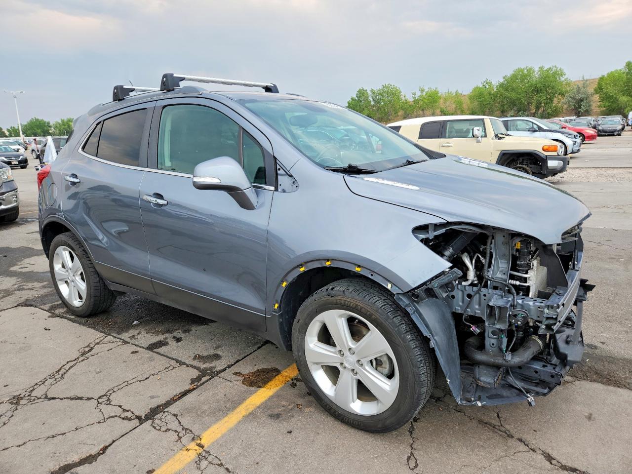 2015 Buick Encore Gray vin: KL4CJESB7FB117913