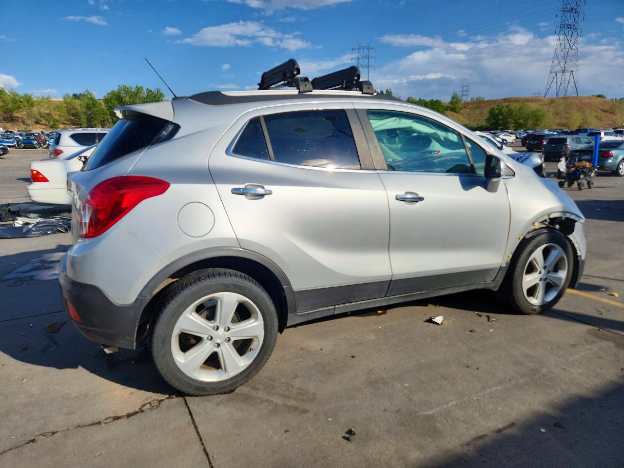 2015 Buick Encore Серебряный vin: KL4CJESB7FB214996