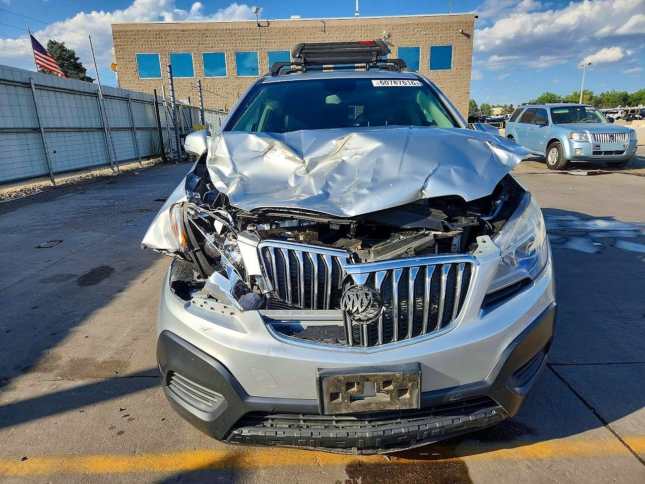 2015 Buick Encore Серебряный vin: KL4CJESB7FB214996