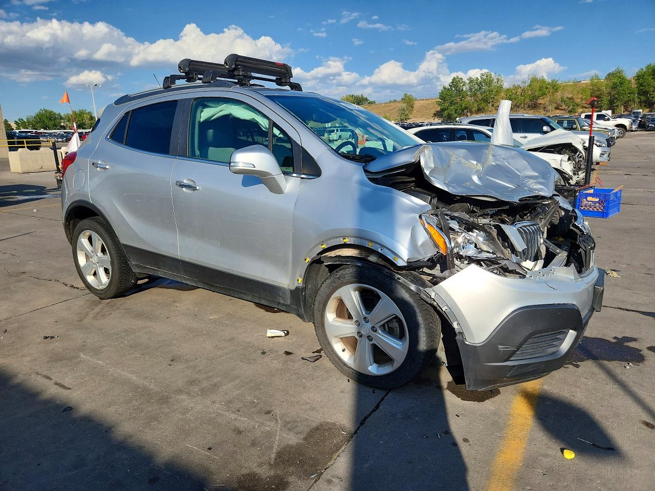 2015 Buick Encore Серебряный vin: KL4CJESB7FB214996