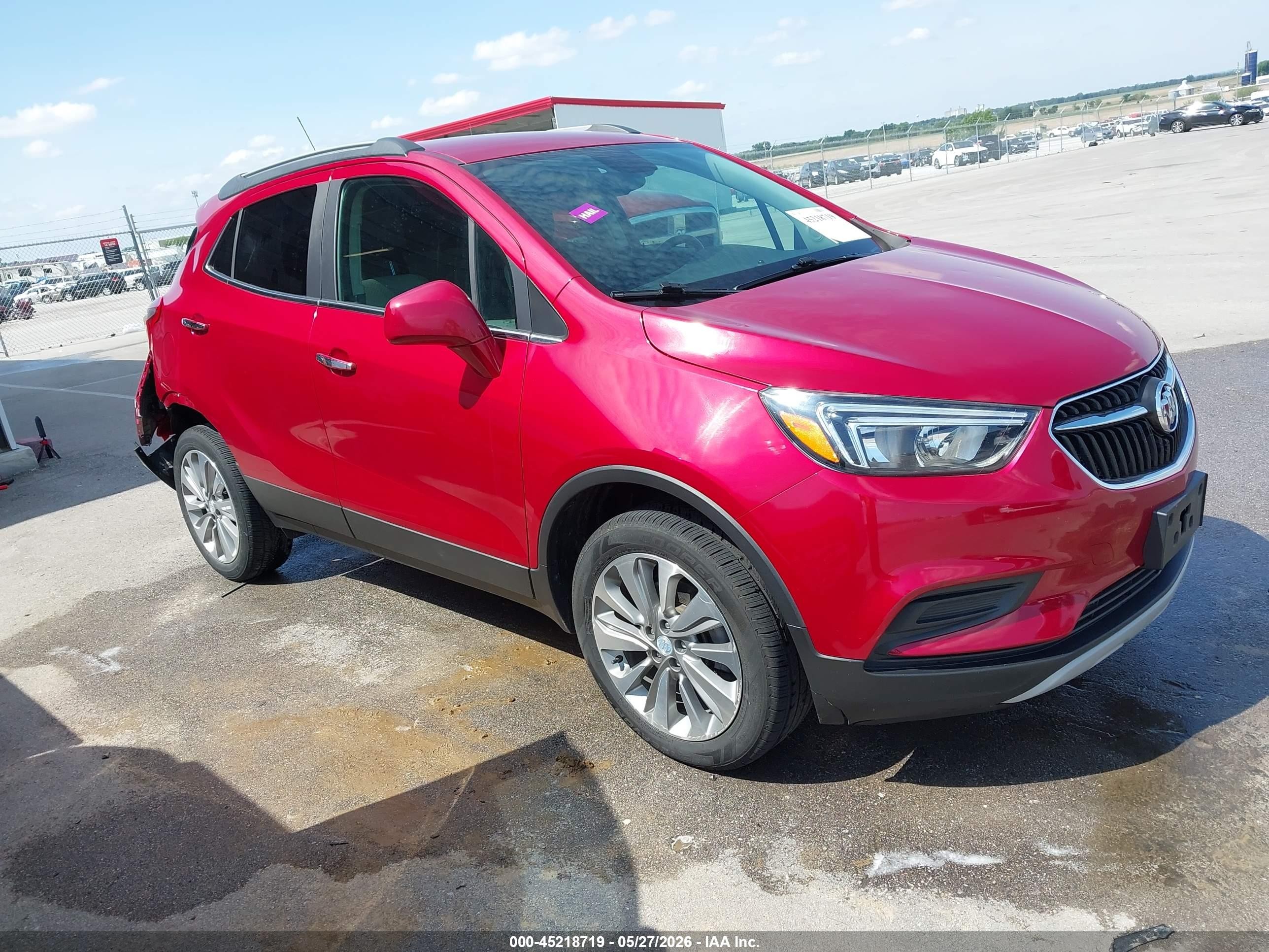 2020 Buick Encore Awd Preferred Red vin: KL4CJESB7LB032730