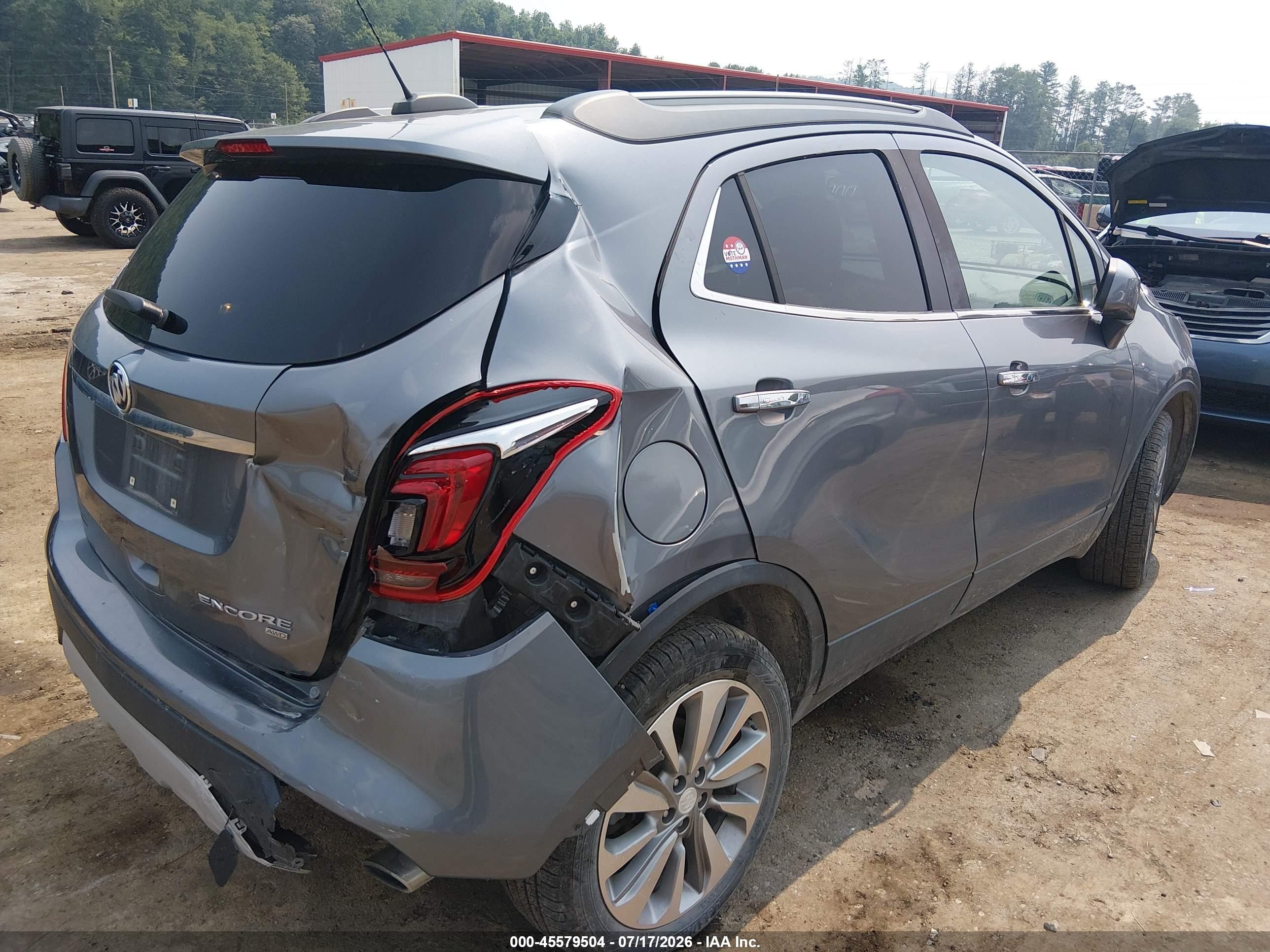 2020 Buick Encore Awd Preferred Gray vin: KL4CJESB8LB011966