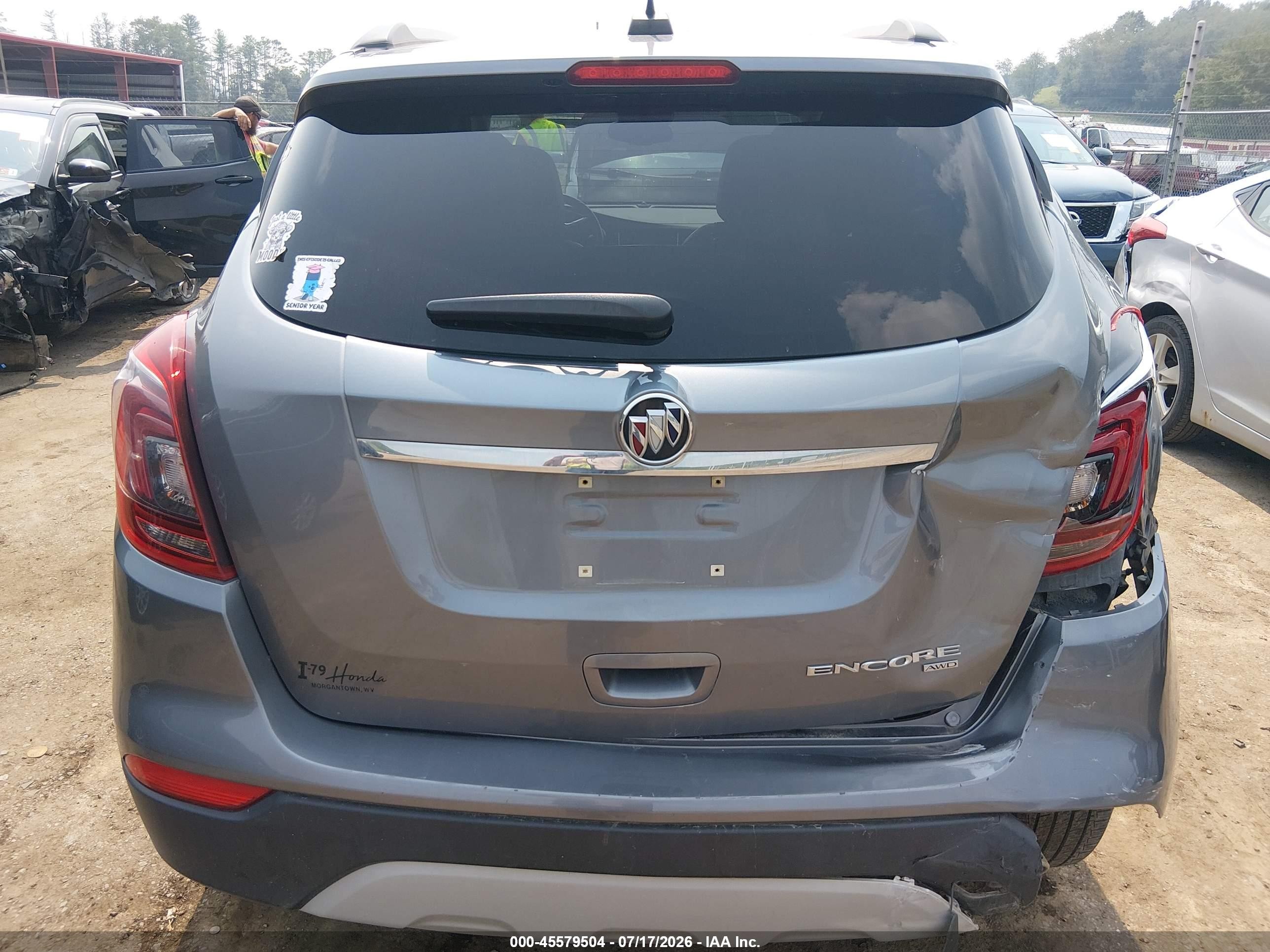 2020 Buick Encore Awd Preferred Gray vin: KL4CJESB8LB011966