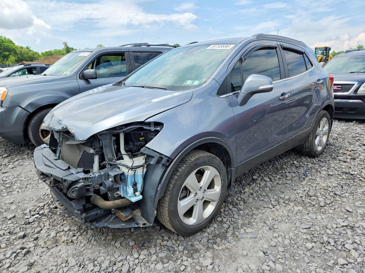 2015 Buick Encore Gray vin: KL4CJESB9FB085286