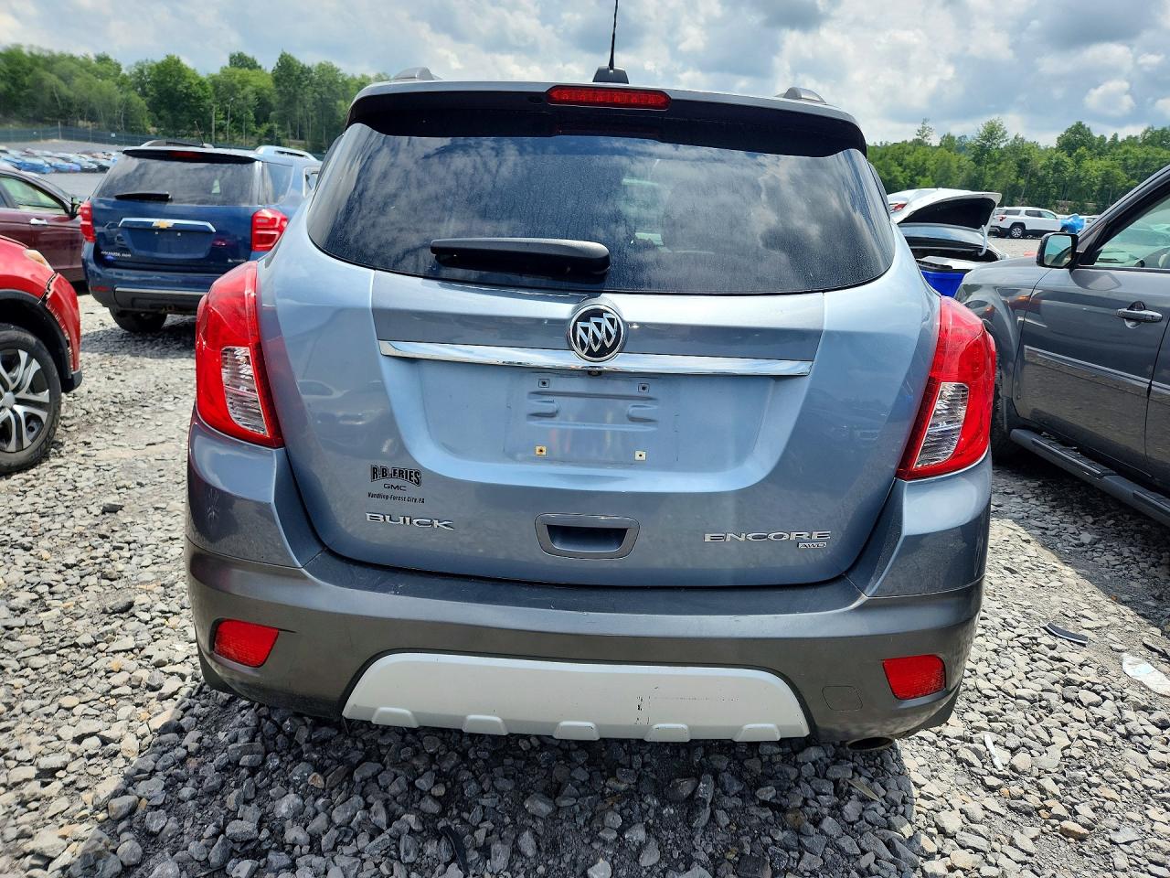 2015 Buick Encore Gray vin: KL4CJESB9FB085286