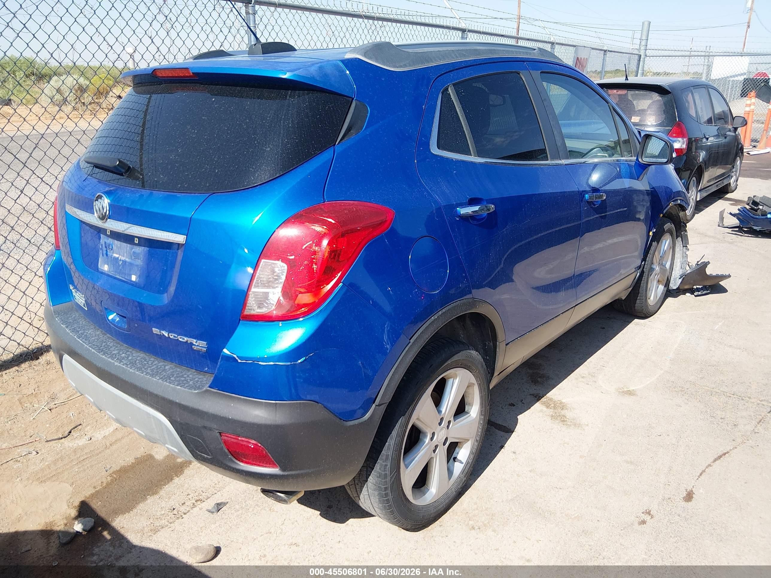 2015 Buick Encore   Blue vin: KL4CJESB9FB167339