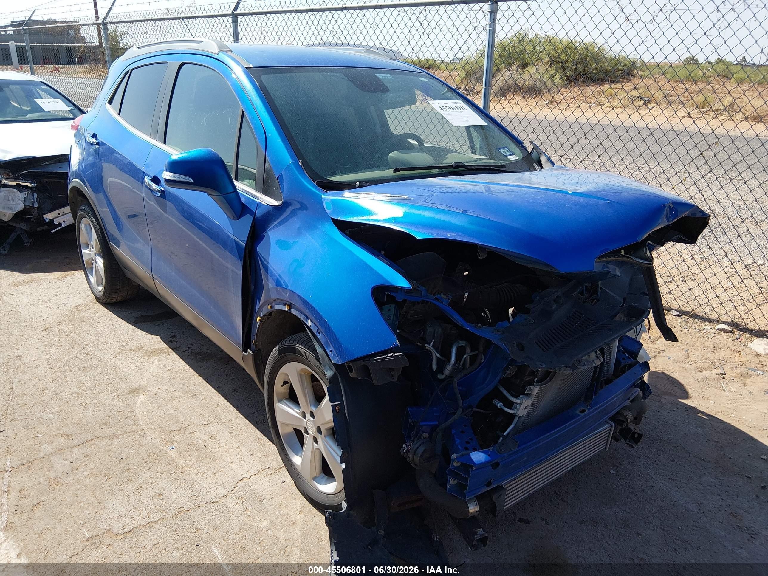 2015 Buick Encore   Blue vin: KL4CJESB9FB167339