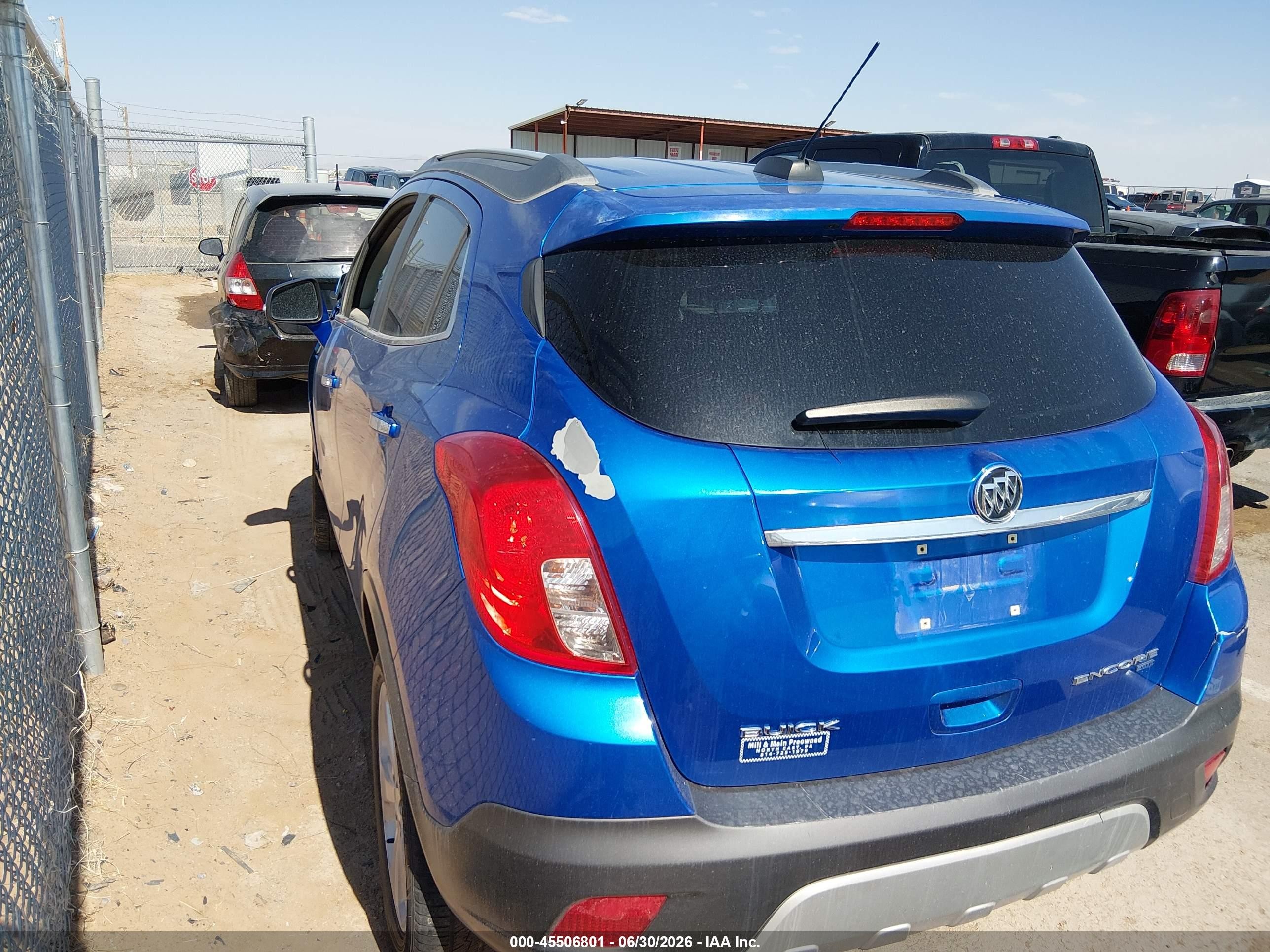2015 Buick Encore   Blue vin: KL4CJESB9FB167339