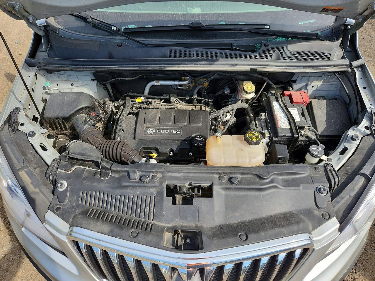 2015 Buick Encore Silver vin: KL4CJESBXFB064141