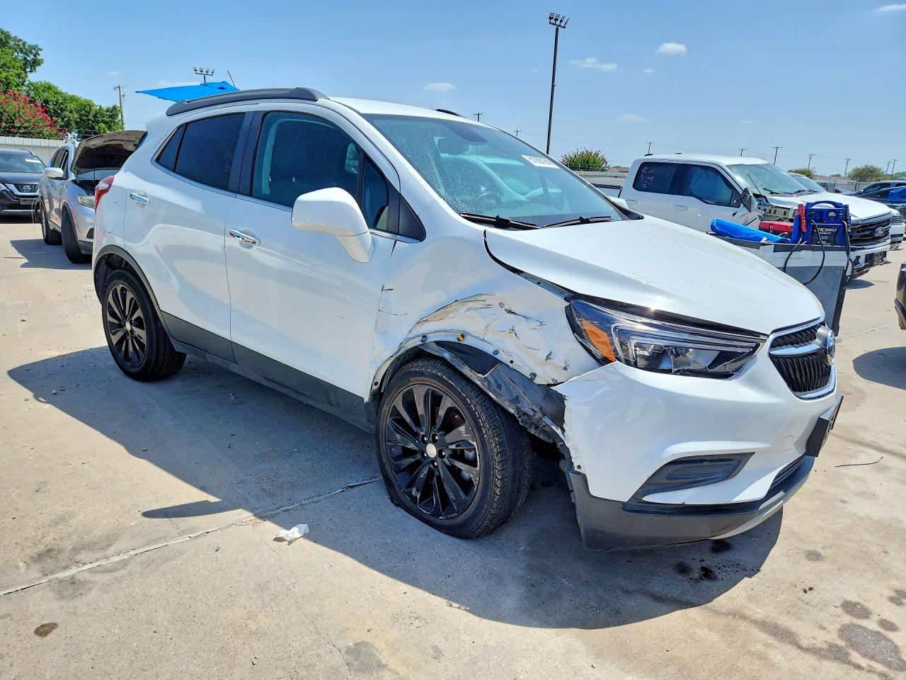 2021 Buick Encore Preferred White vin: KL4CJESM1MB376184
