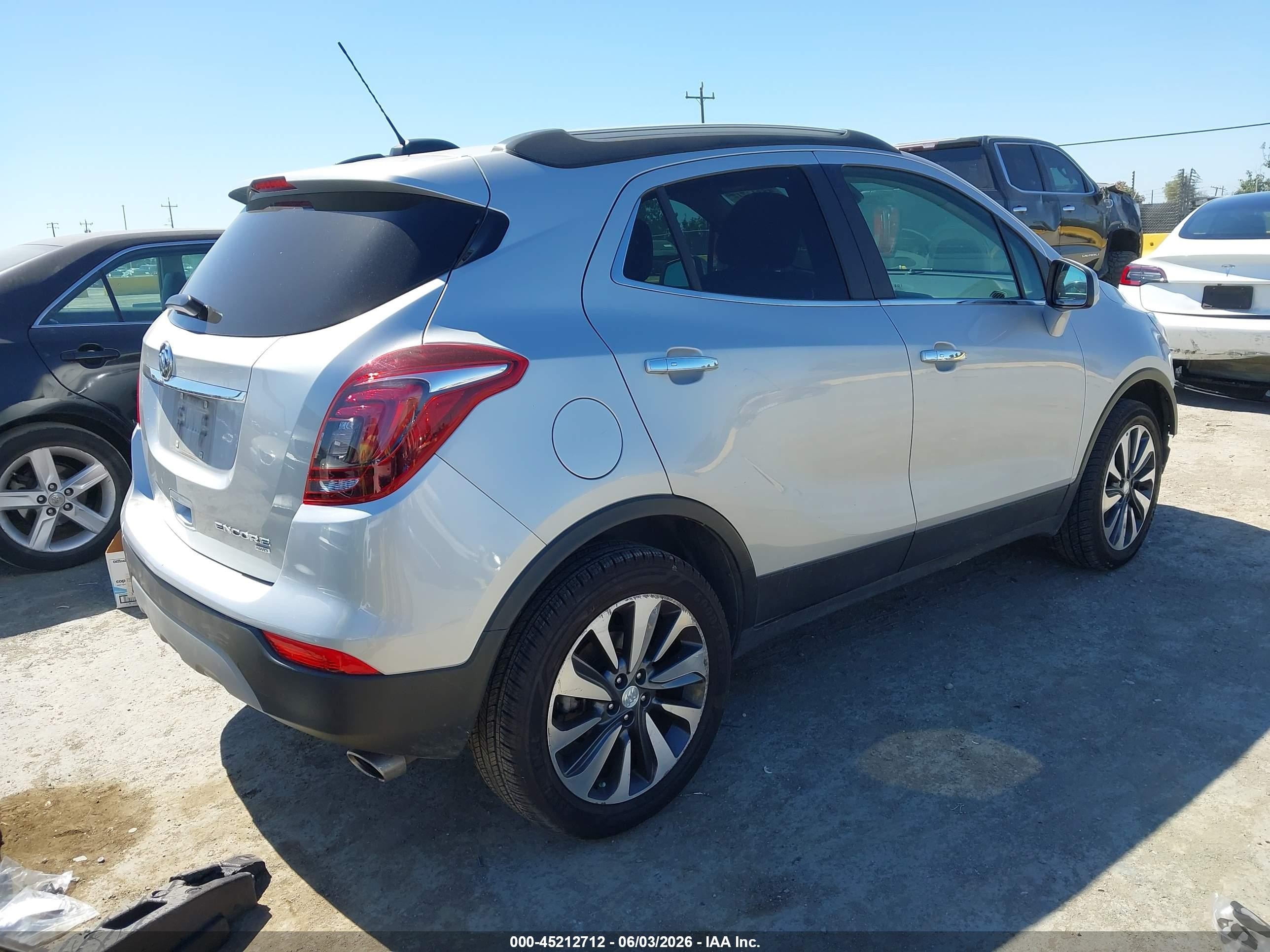 2022 Buick Encore Awd Preferred Серый vin: KL4CJESM3NB530475