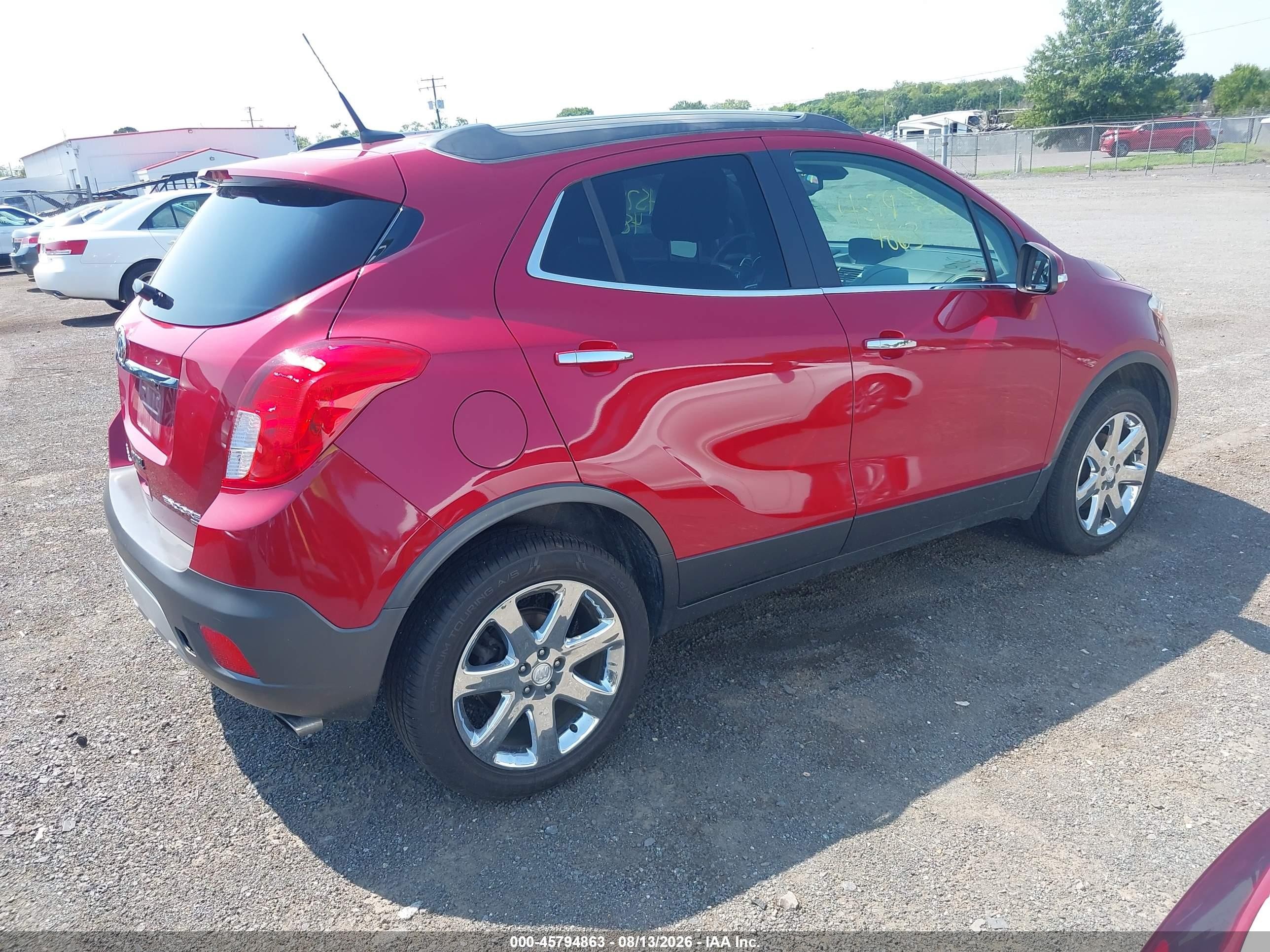 2014 Buick Encore Convenience Red vin: KL4CJFSB0EB669306