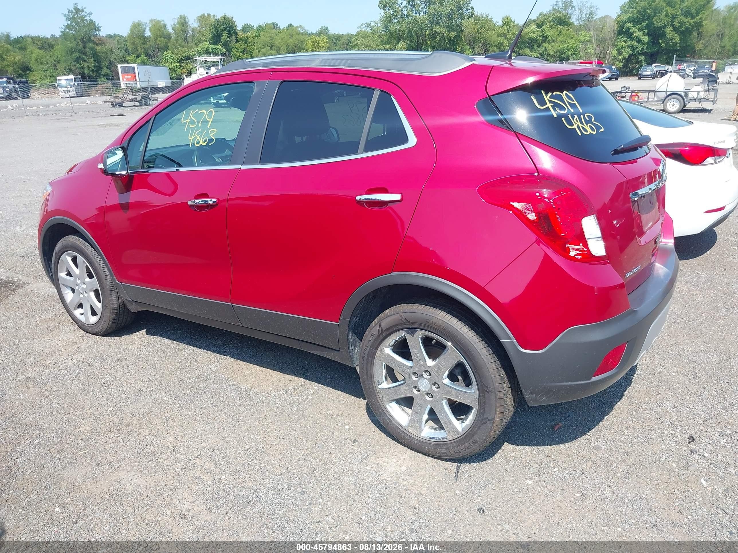 2014 Buick Encore Convenience Red vin: KL4CJFSB0EB669306