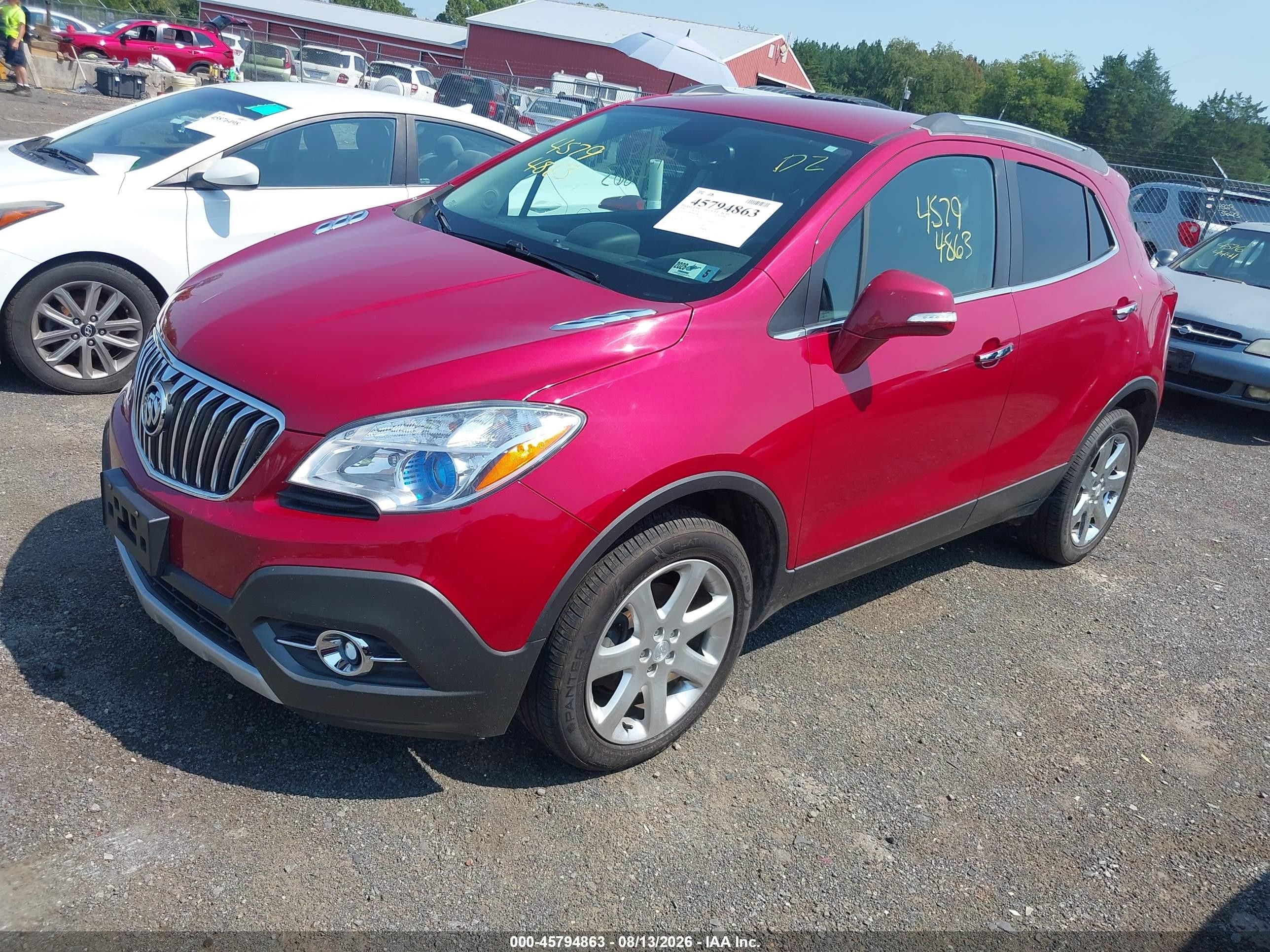 2014 Buick Encore Convenience Red vin: KL4CJFSB0EB669306