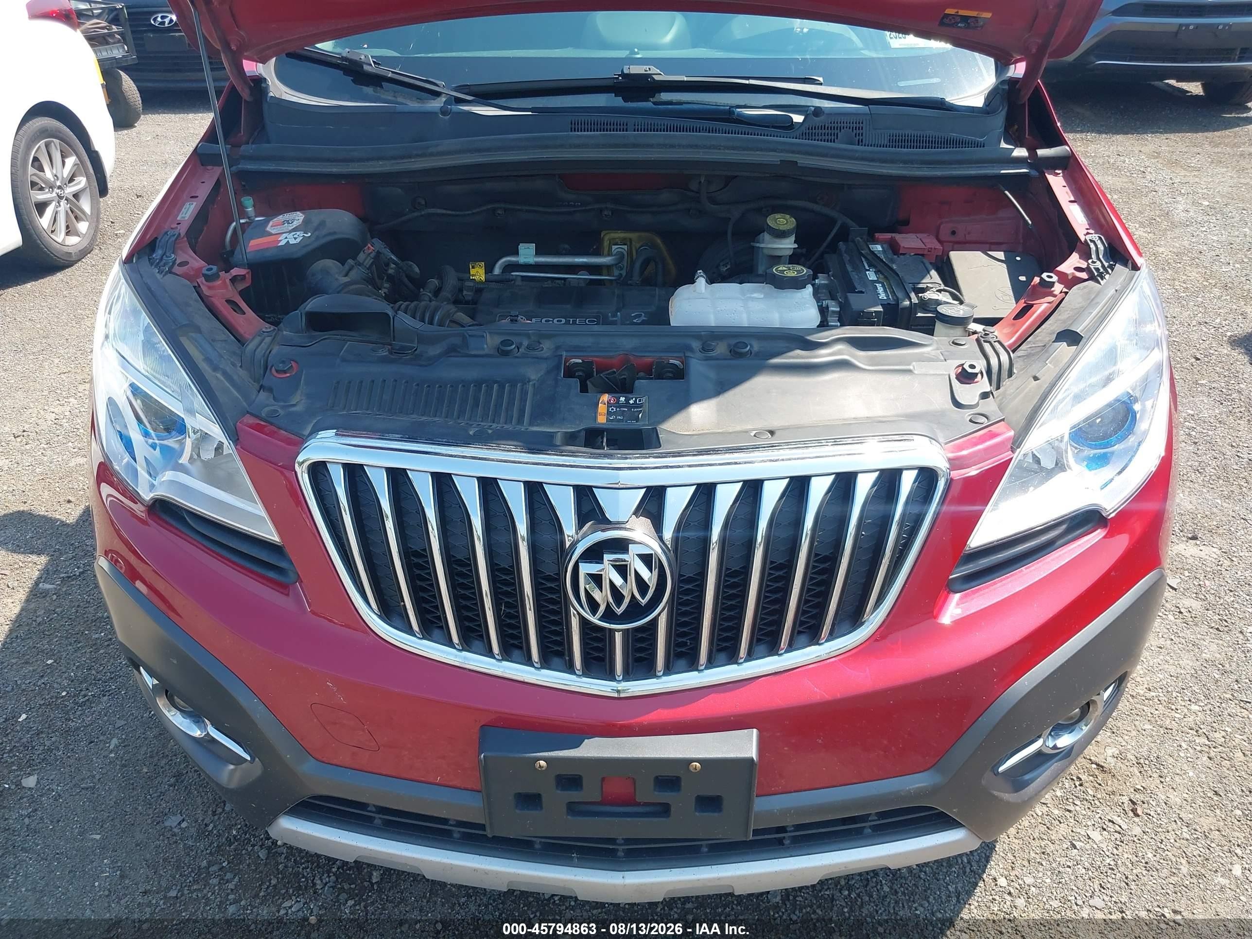 2014 Buick Encore Convenience Red vin: KL4CJFSB0EB669306