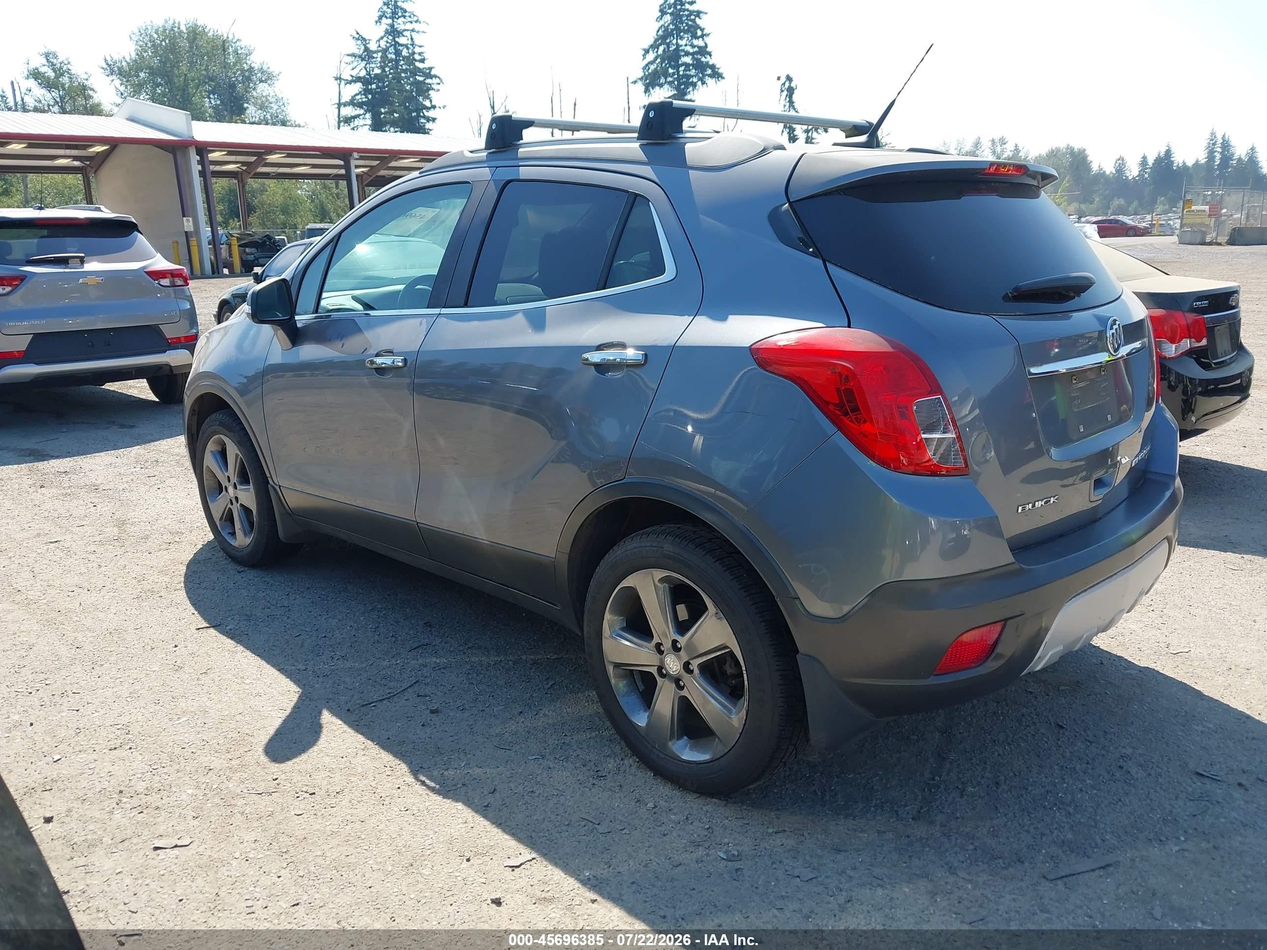 2014 Buick Encore Convenience Серый vin: KL4CJFSB0EB727382