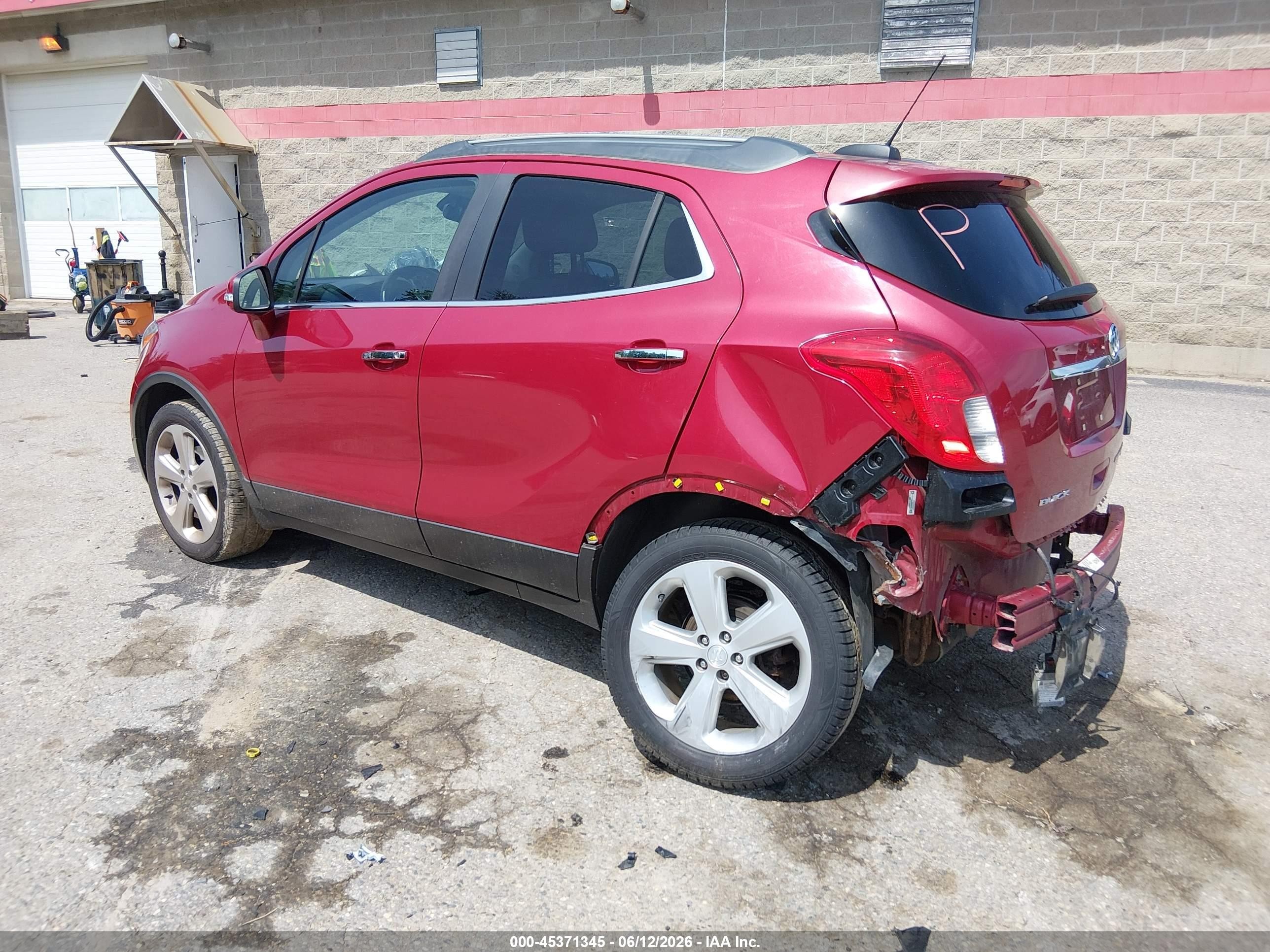 2015 Buick Encore Convenience Red vin: KL4CJFSB1FB045516