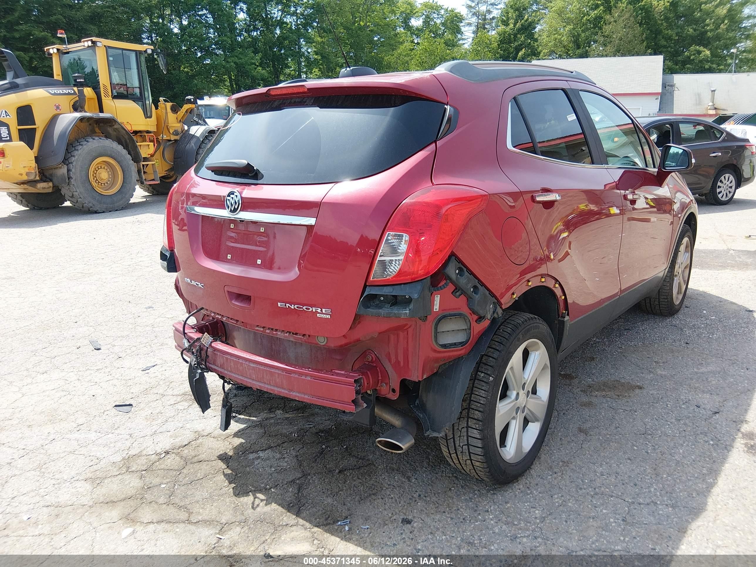 2015 Buick Encore Convenience Red vin: KL4CJFSB1FB045516