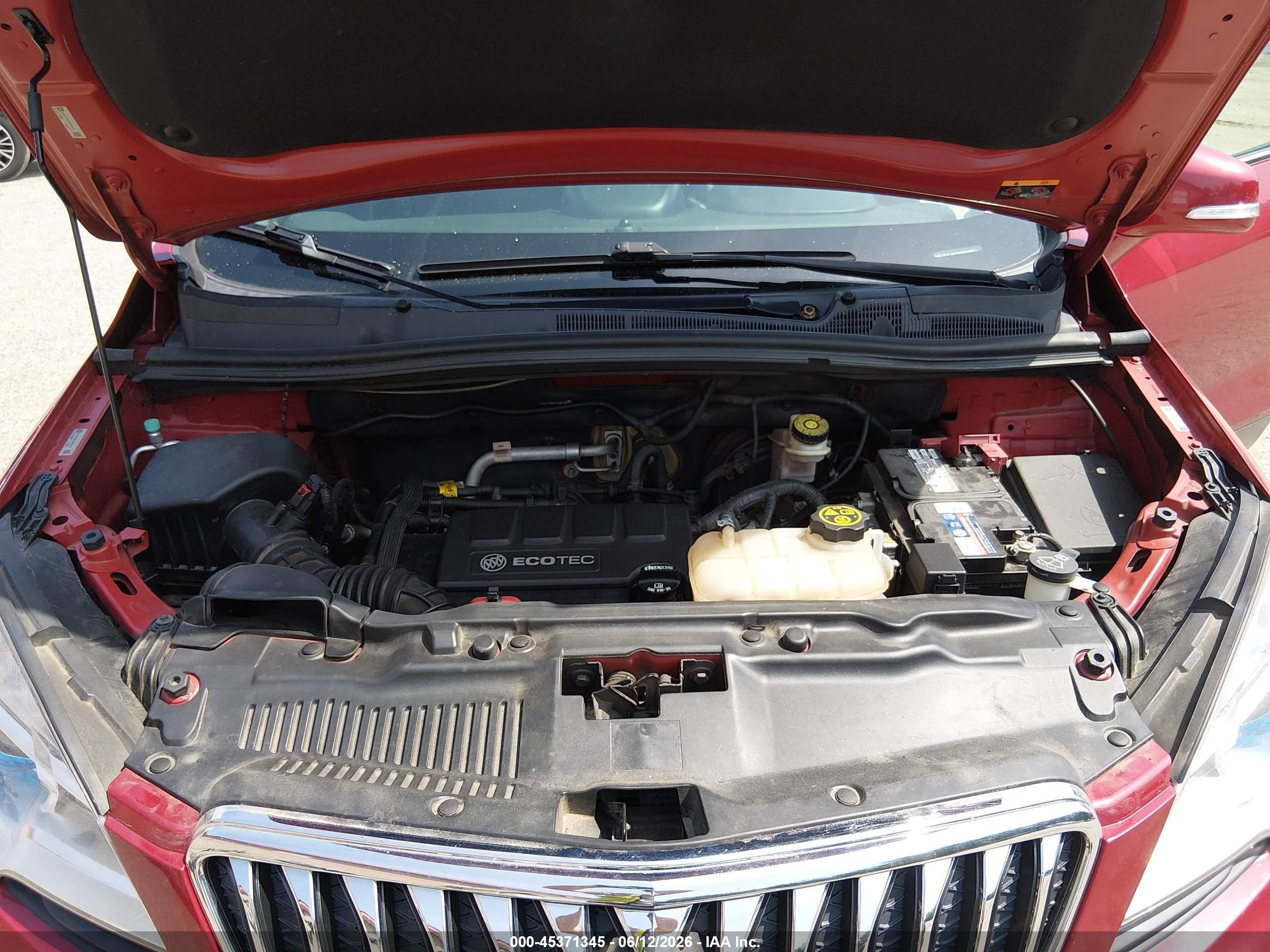 2015 Buick Encore Convenience Red vin: KL4CJFSB1FB045516