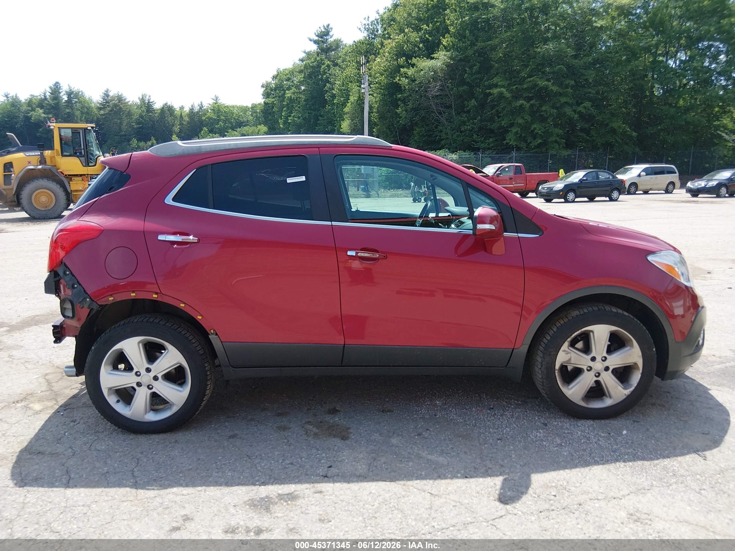 2015 Buick Encore Convenience Red vin: KL4CJFSB1FB045516