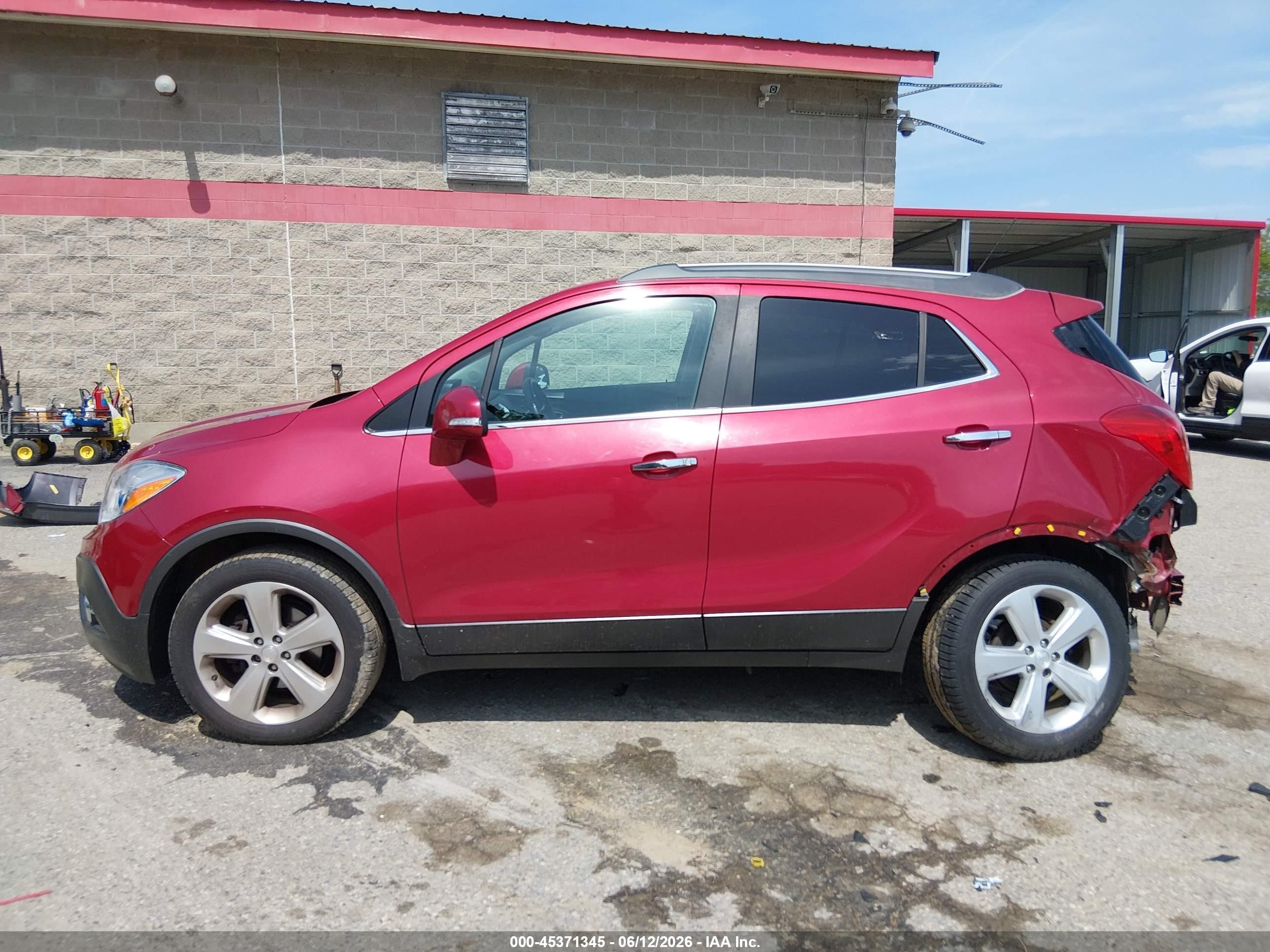 2015 Buick Encore Convenience Red vin: KL4CJFSB1FB045516