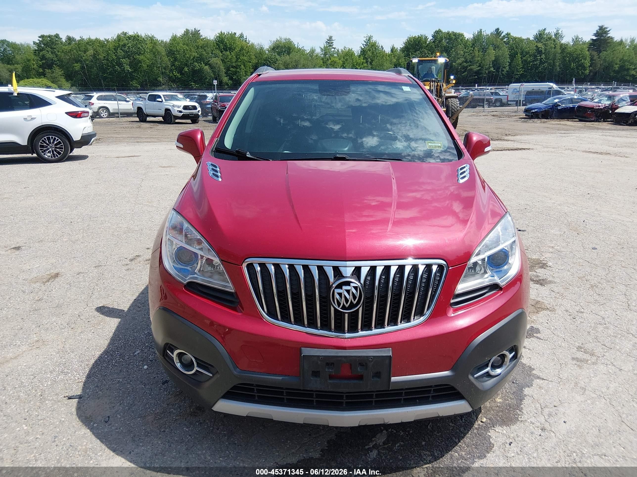 2015 Buick Encore Convenience Red vin: KL4CJFSB1FB045516