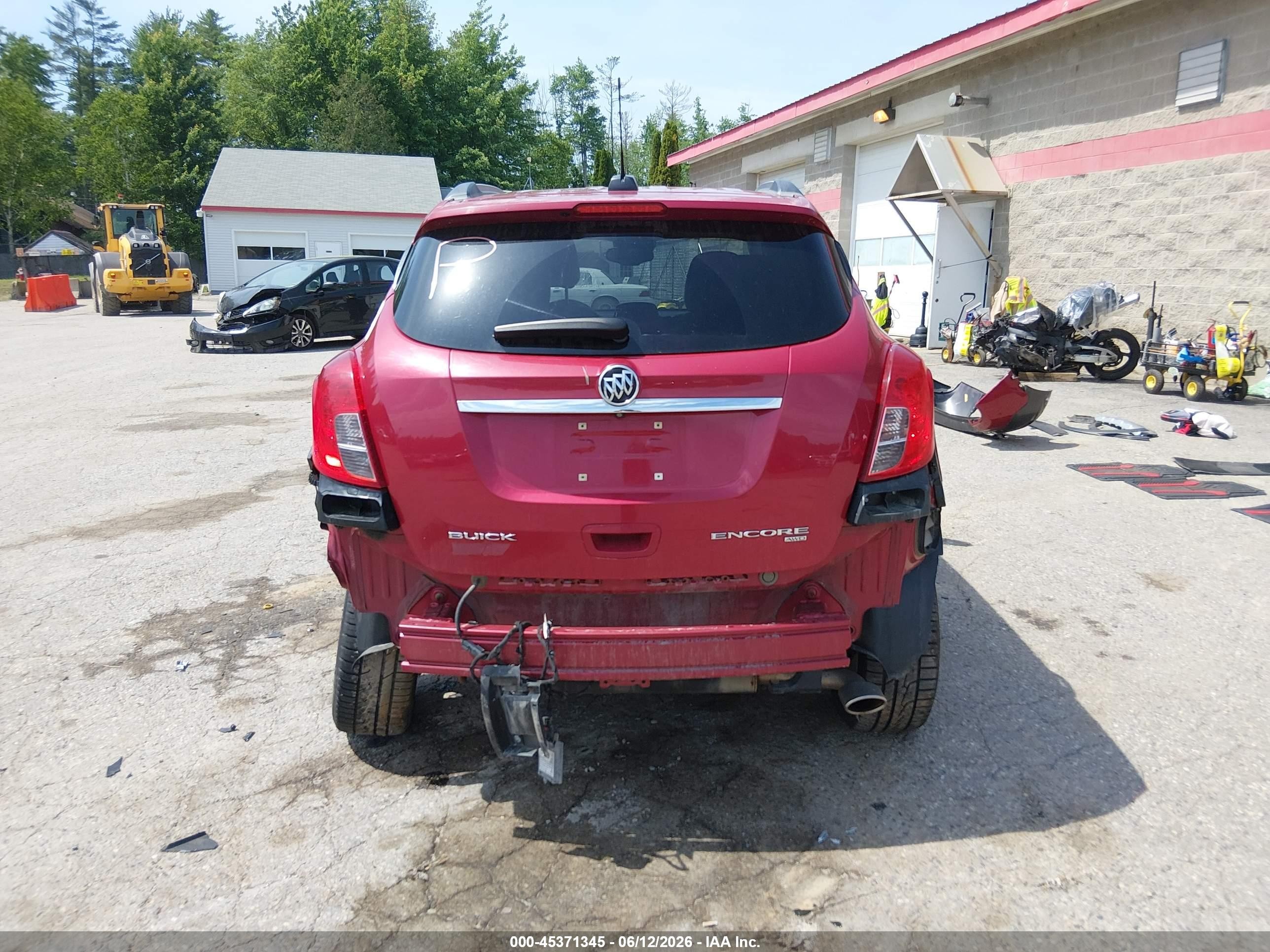 2015 Buick Encore Convenience Red vin: KL4CJFSB1FB045516