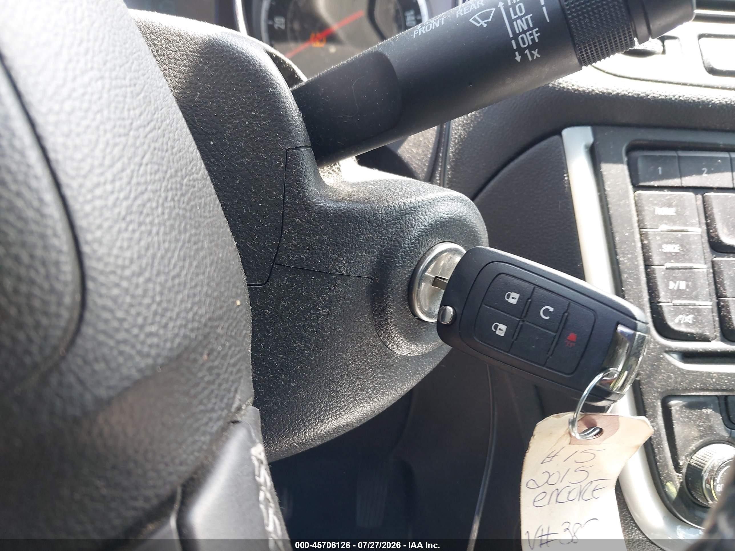 2015 Buick Encore Convenience Бордовый vin: KL4CJFSB1FB083876